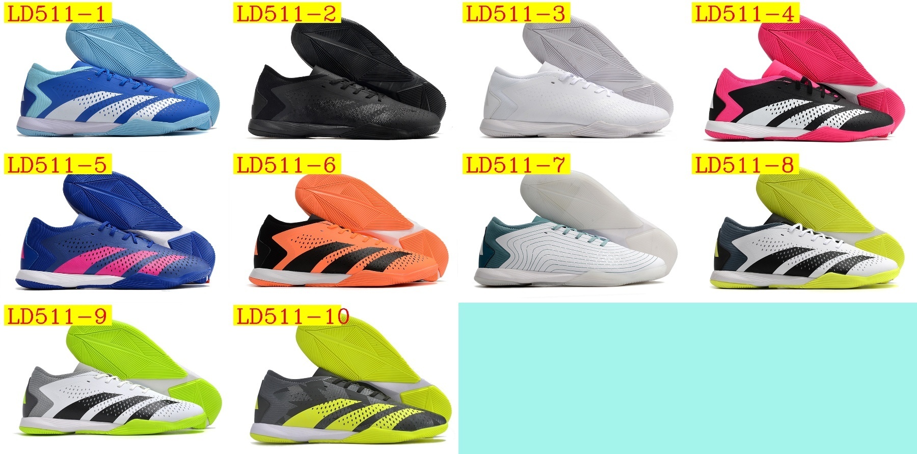 51$ new_dh ADIDAS PREDATOR ACCURACY 3 LOW IC SIZE 39-45 52481034385 LD511 gallery