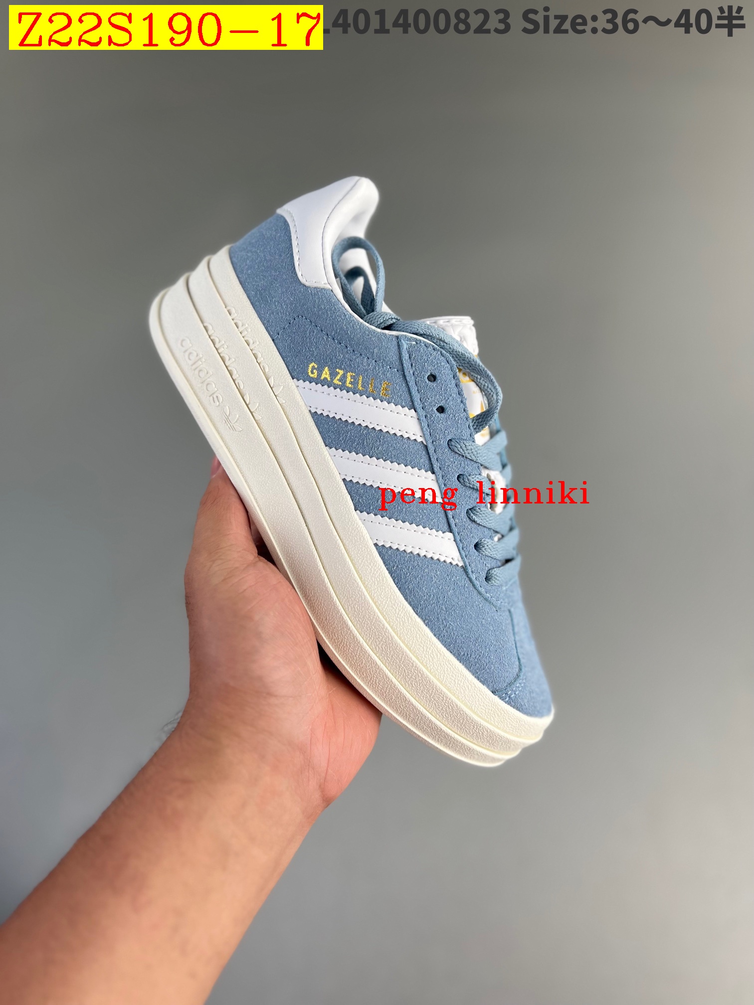 51$ new_dh Adidas Gazelle Bold w size36-4532185034482 Z22S190 gallery