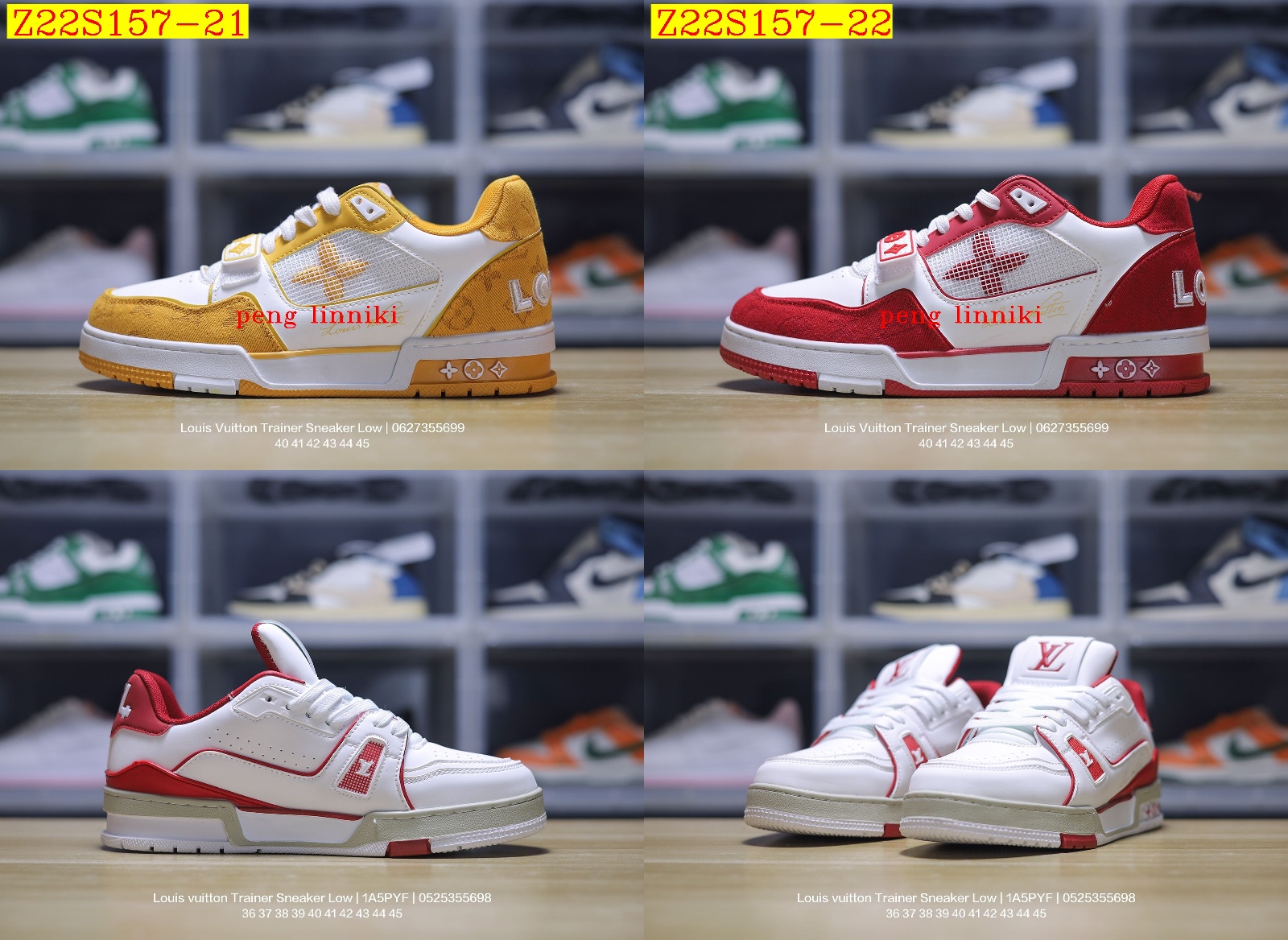 51$ new_dh Louis Vuitton Trainer Sneaker Low size 36-45 52184034485 Z22S157 gallery