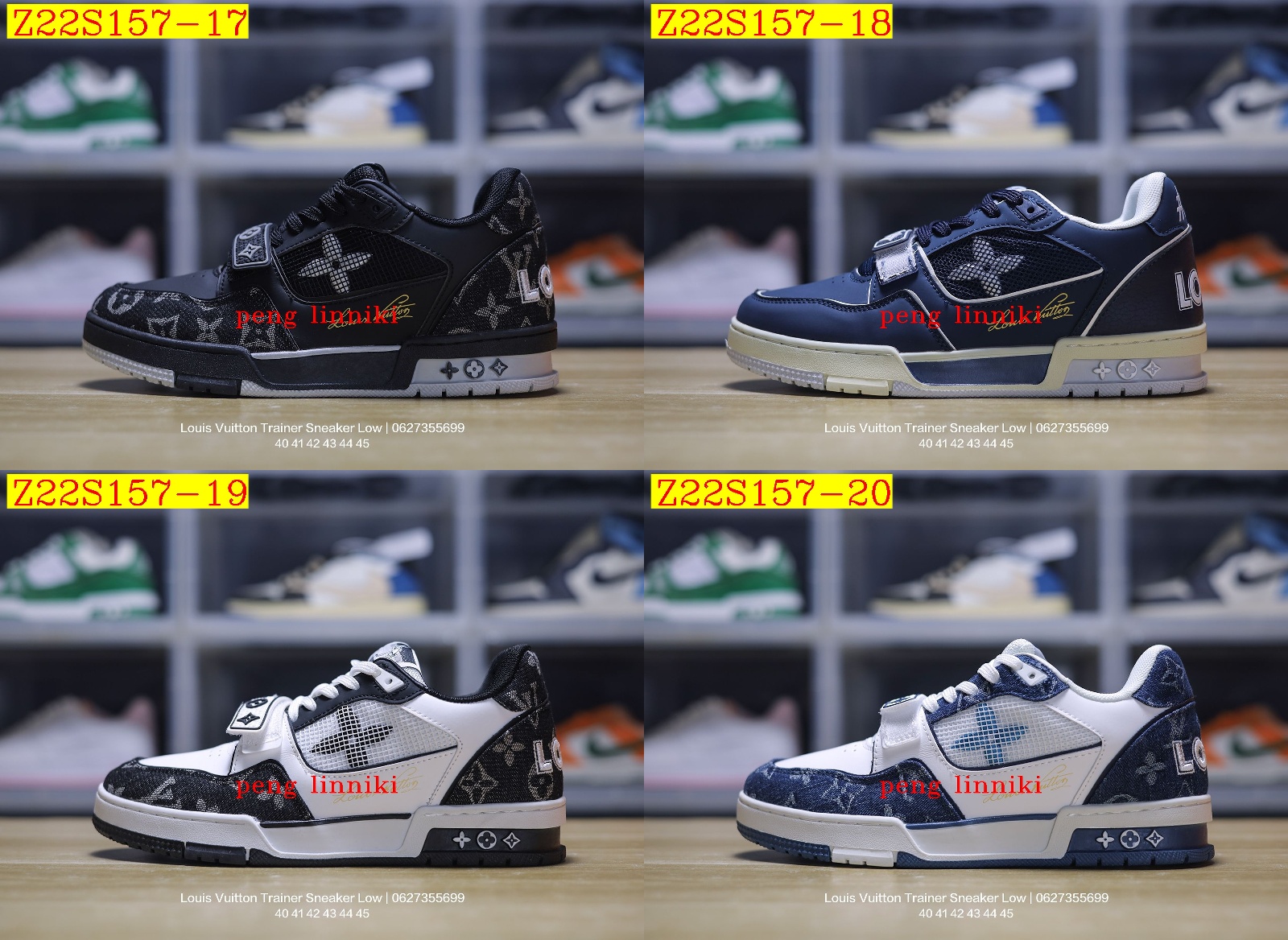51$ new_dh Louis Vuitton Trainer Sneaker Low size 36-45 52184034485 Z22S157 gallery