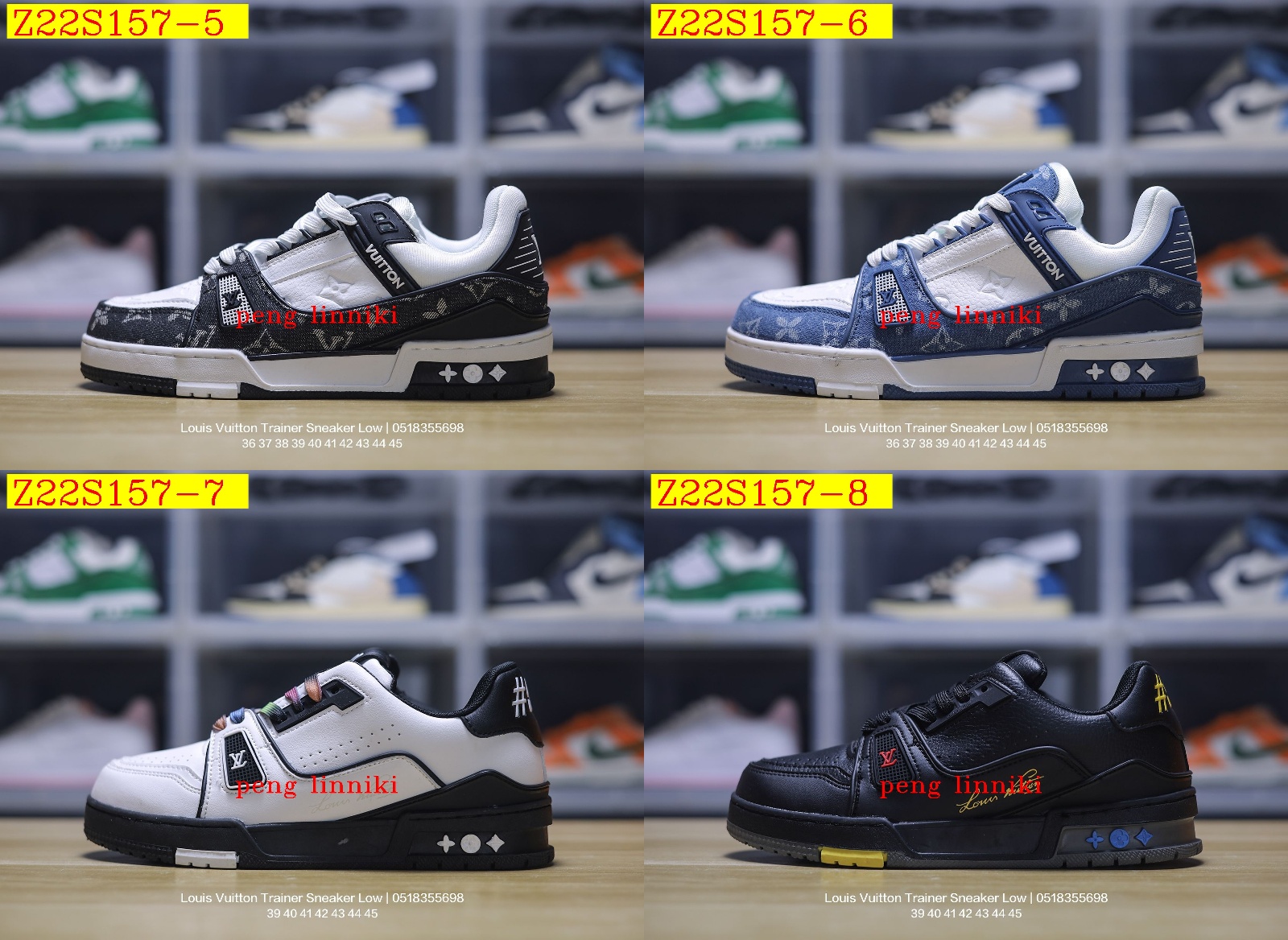 51$ new_dh Louis Vuitton Trainer Sneaker Low size 36-45 52184034485 Z22S157 gallery