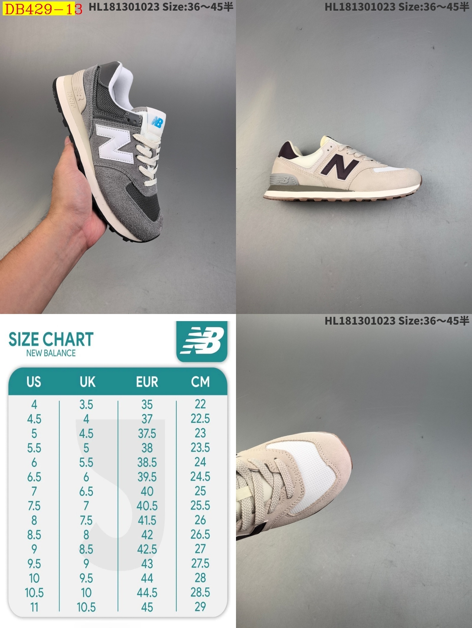 51$ new_dh New Balance 574 size 36-45 92564034382 DB429 gallery