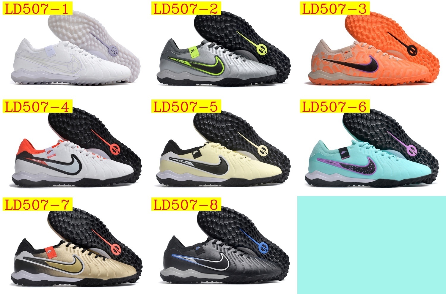 51$ new_dh Nike Tiempo Legend X PRO TF 1 SIZE 39-45 92683034385 LD507 gallery