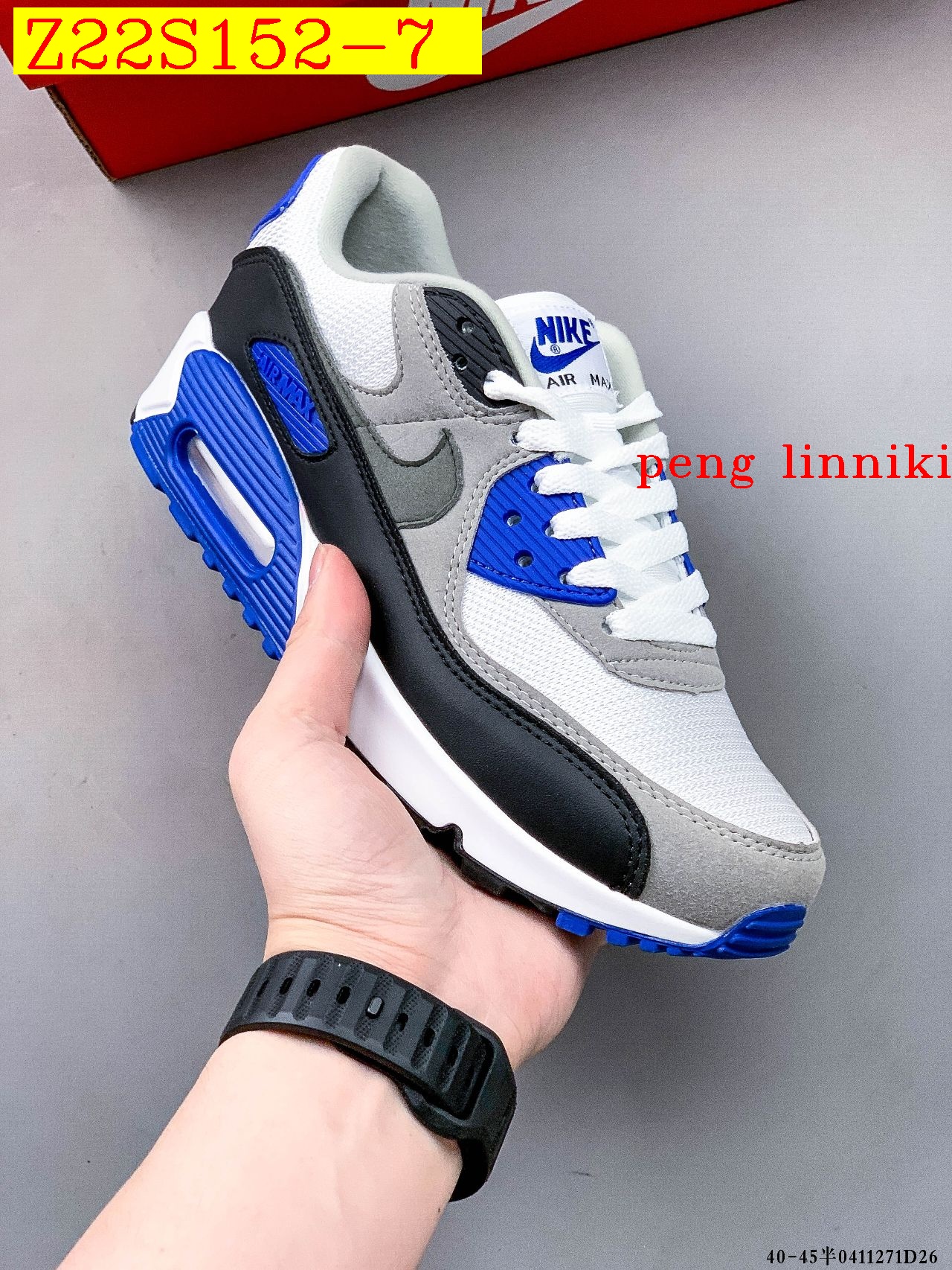 new_dh TOP QUALITY Nike Air Max 90 size 36 45 52187034483 Z22S152 gallery