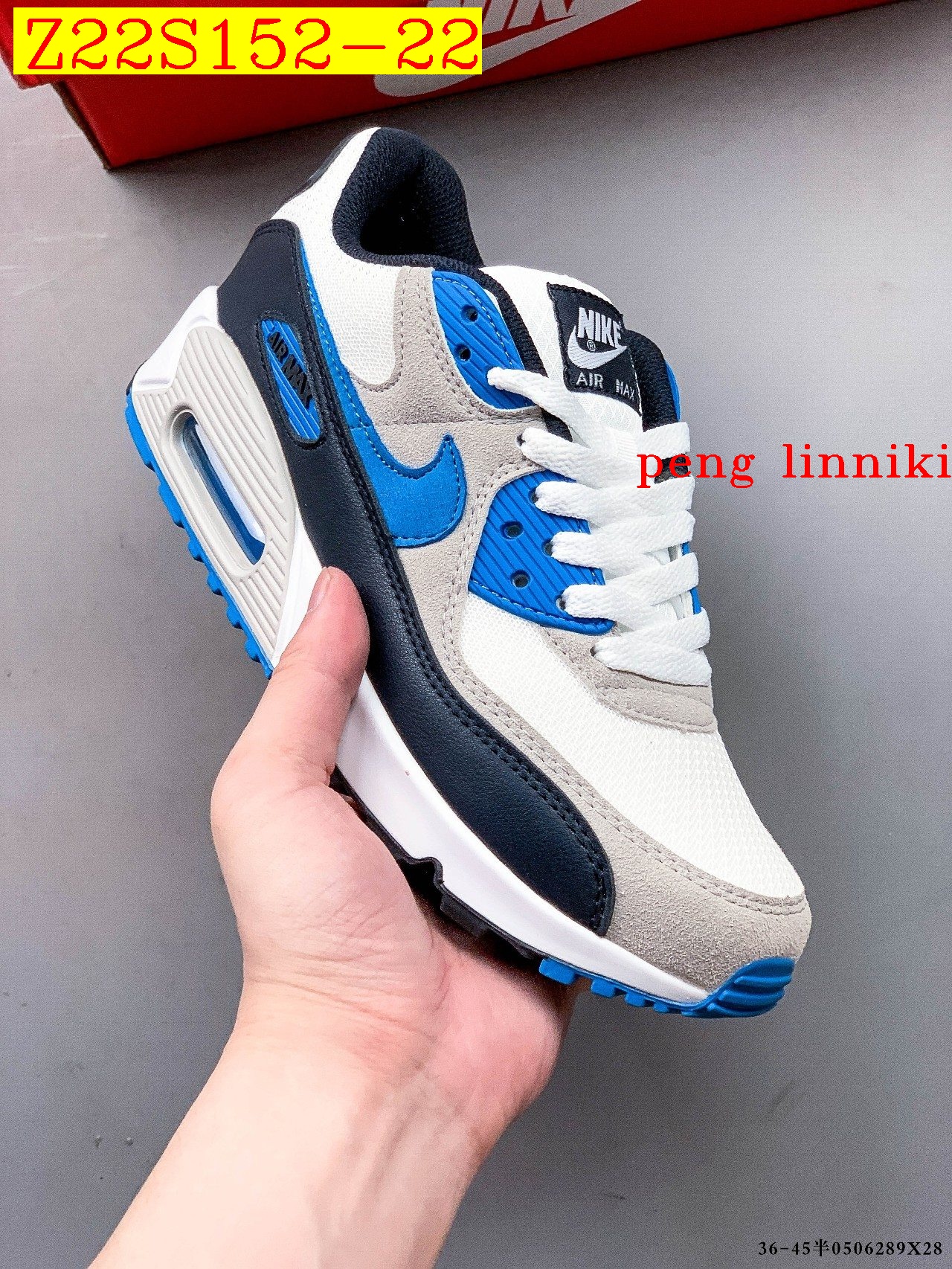 new_dh TOP QUALITY Nike Air Max 90 size 36 45 52187034483 Z22S152 gallery