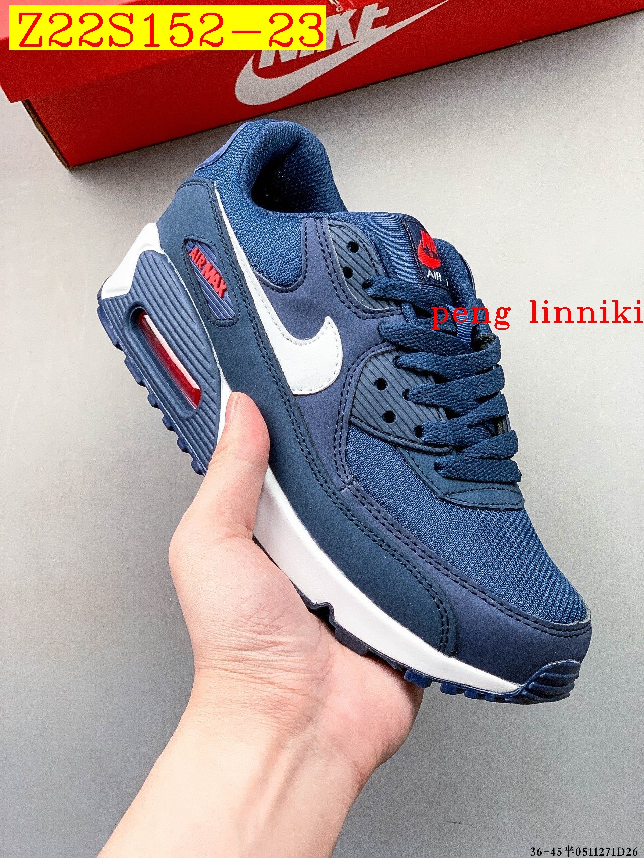 new_dh TOP QUALITY Nike Air Max 90 size 36 45 52187034483 Z22S152 gallery