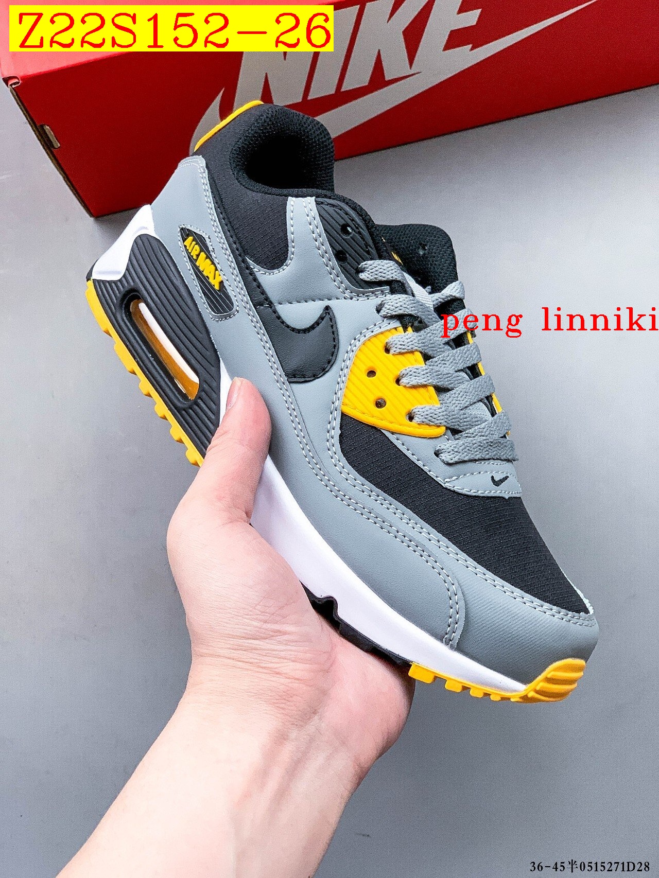 new_dh TOP QUALITY Nike Air Max 90 size 36 45 52187034483 Z22S152 gallery
