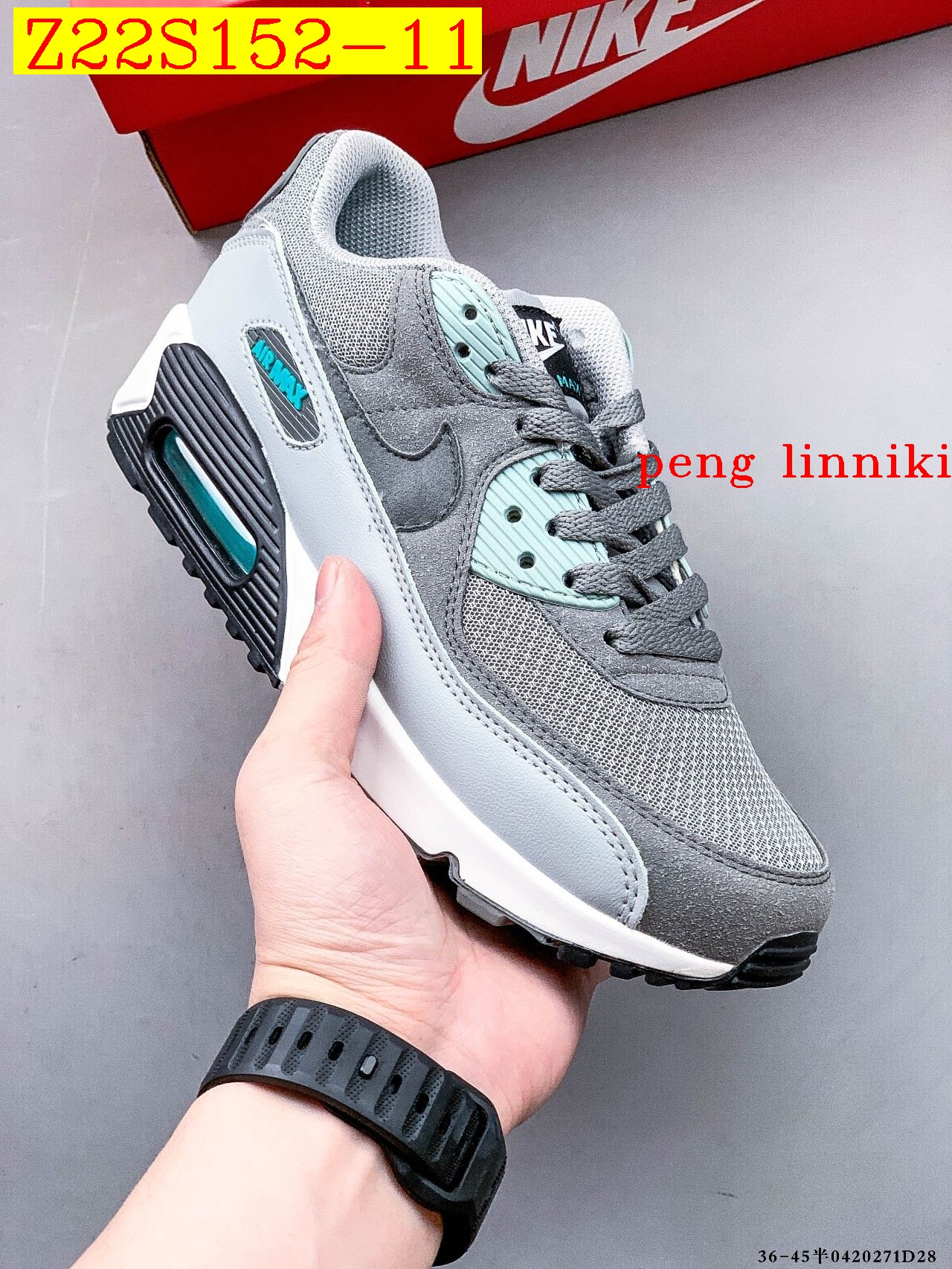 new_dh TOP QUALITY Nike Air Max 90 size 36 45 52187034483 Z22S152 gallery