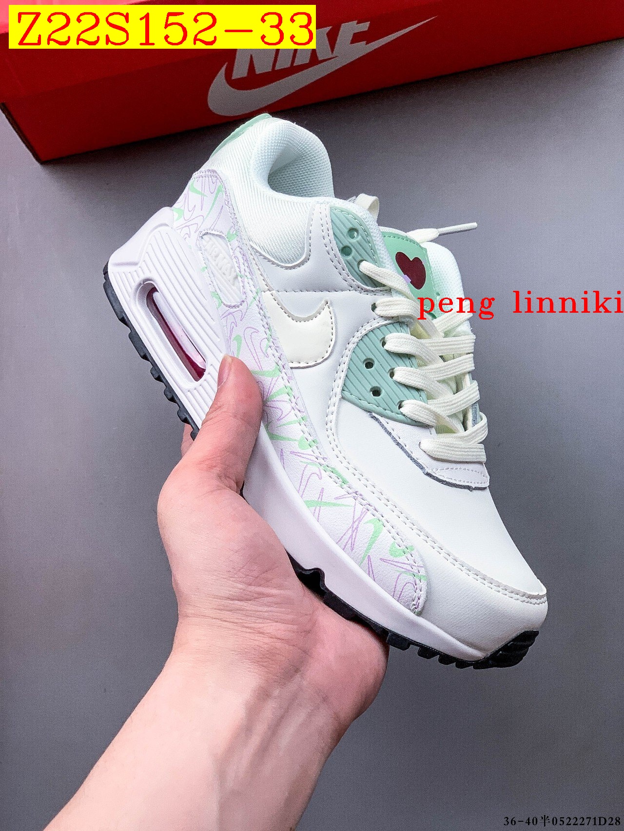 new_dh TOP QUALITY Nike Air Max 90 size 36 45 52187034483 Z22S152 gallery