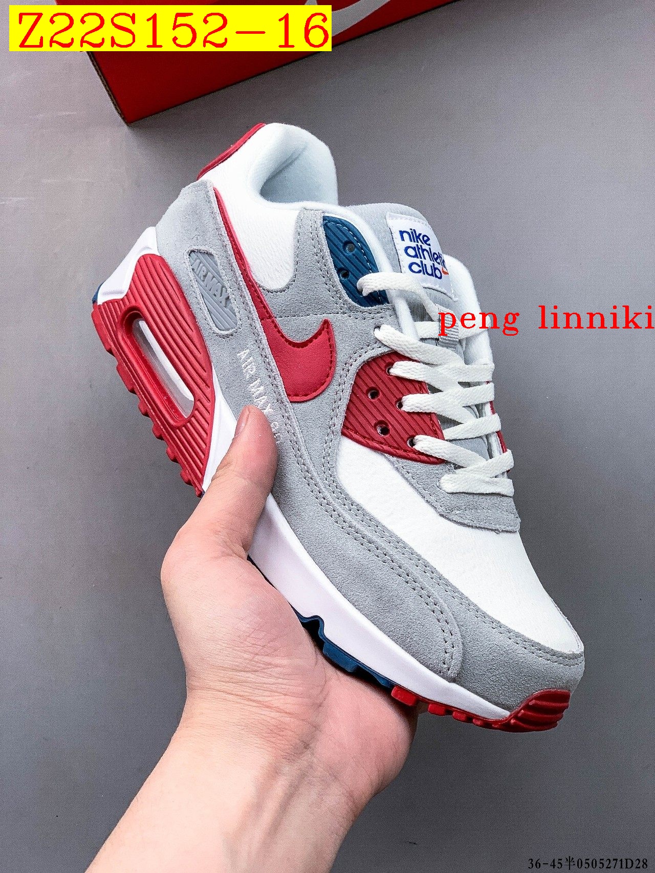 new_dh TOP QUALITY Nike Air Max 90 size 36 45 52187034483 Z22S152 gallery