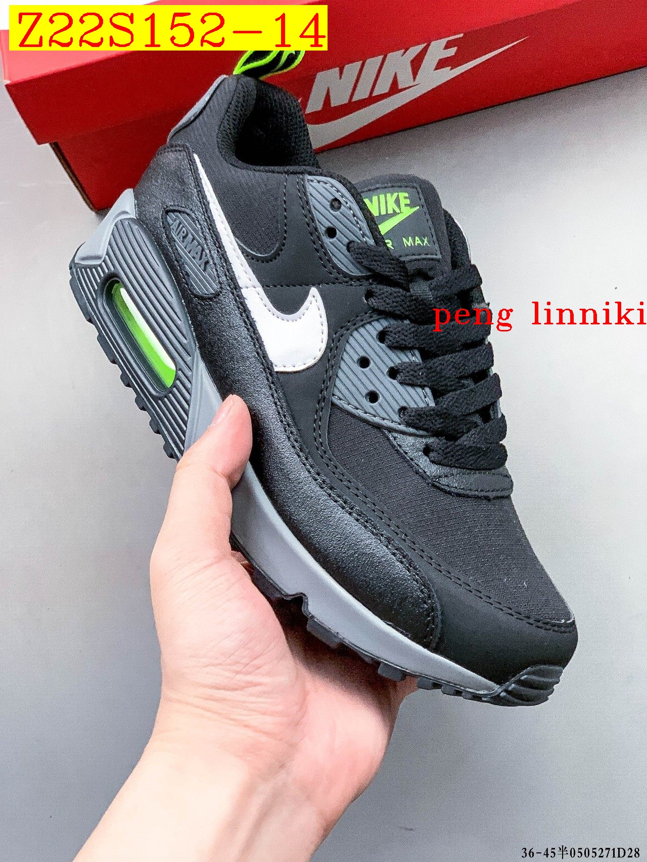 new_dh TOP QUALITY Nike Air Max 90 size 36 45 52187034483 Z22S152 gallery