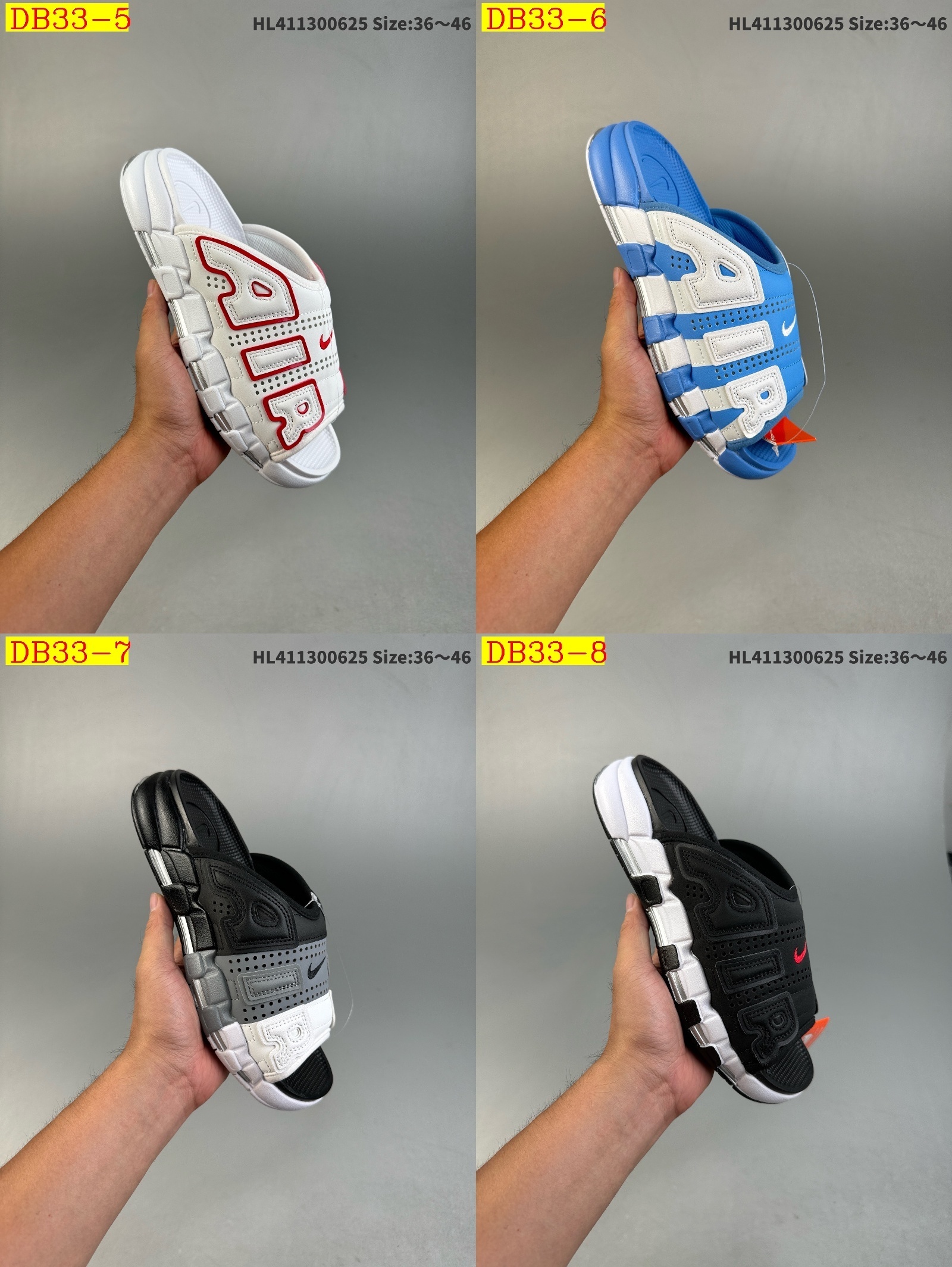 51$ new_dh nike AIR MORE Uptempo Slide size 36-46 32564034383 DB33 gallery