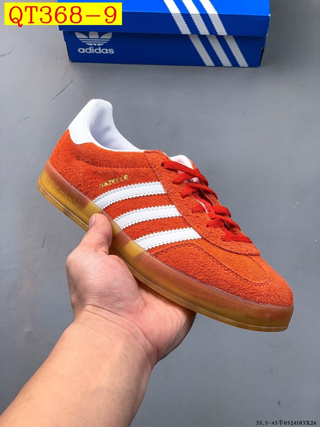 52$ Adidas Gazelle size 36-45 half 625610 QT368 gallery
