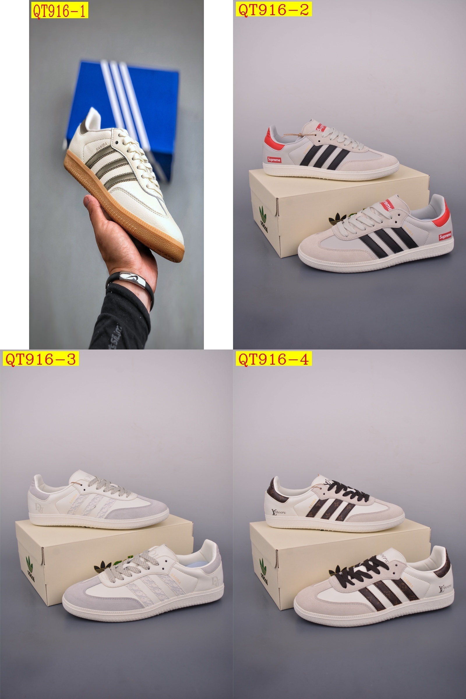 52$ Adidas Originals Samba OG Size 36-45 half 621870 QT916 gallery
