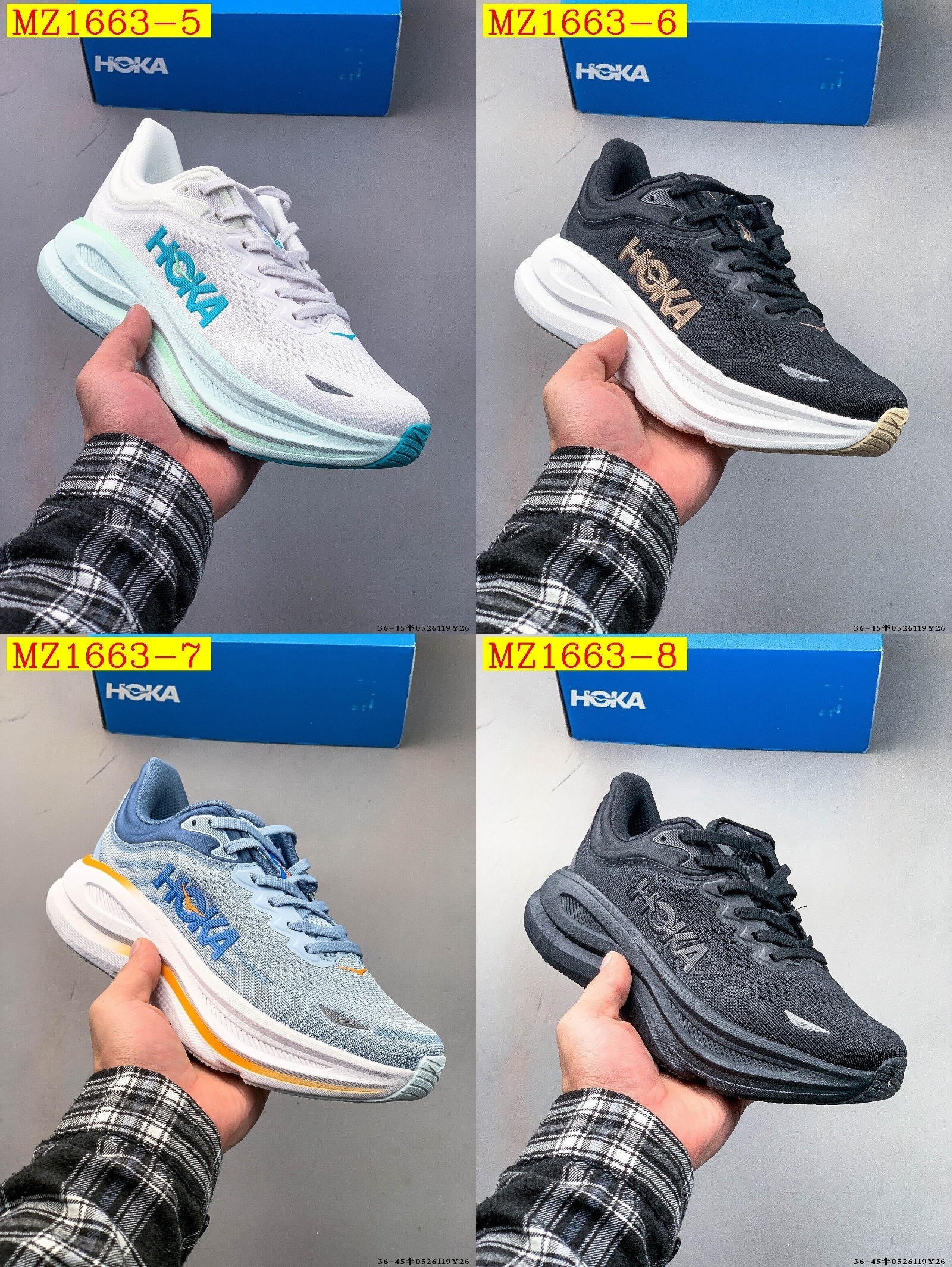 52$ HOKA ONE ONE Bondi 9 size 36-45 421680 MZ1663 gallery