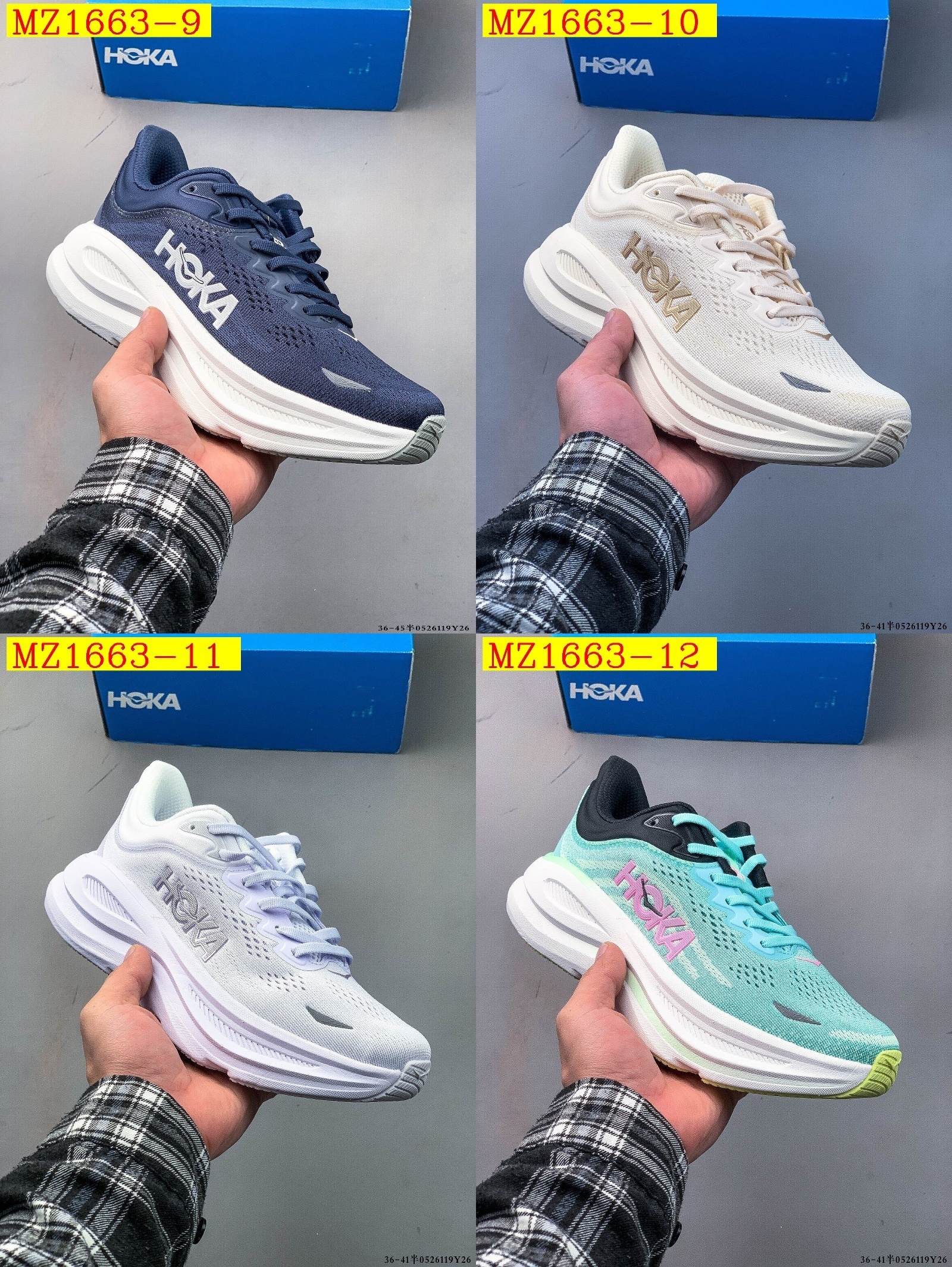 52$ HOKA ONE ONE Bondi 9 size 36-45 421680 MZ1663 gallery