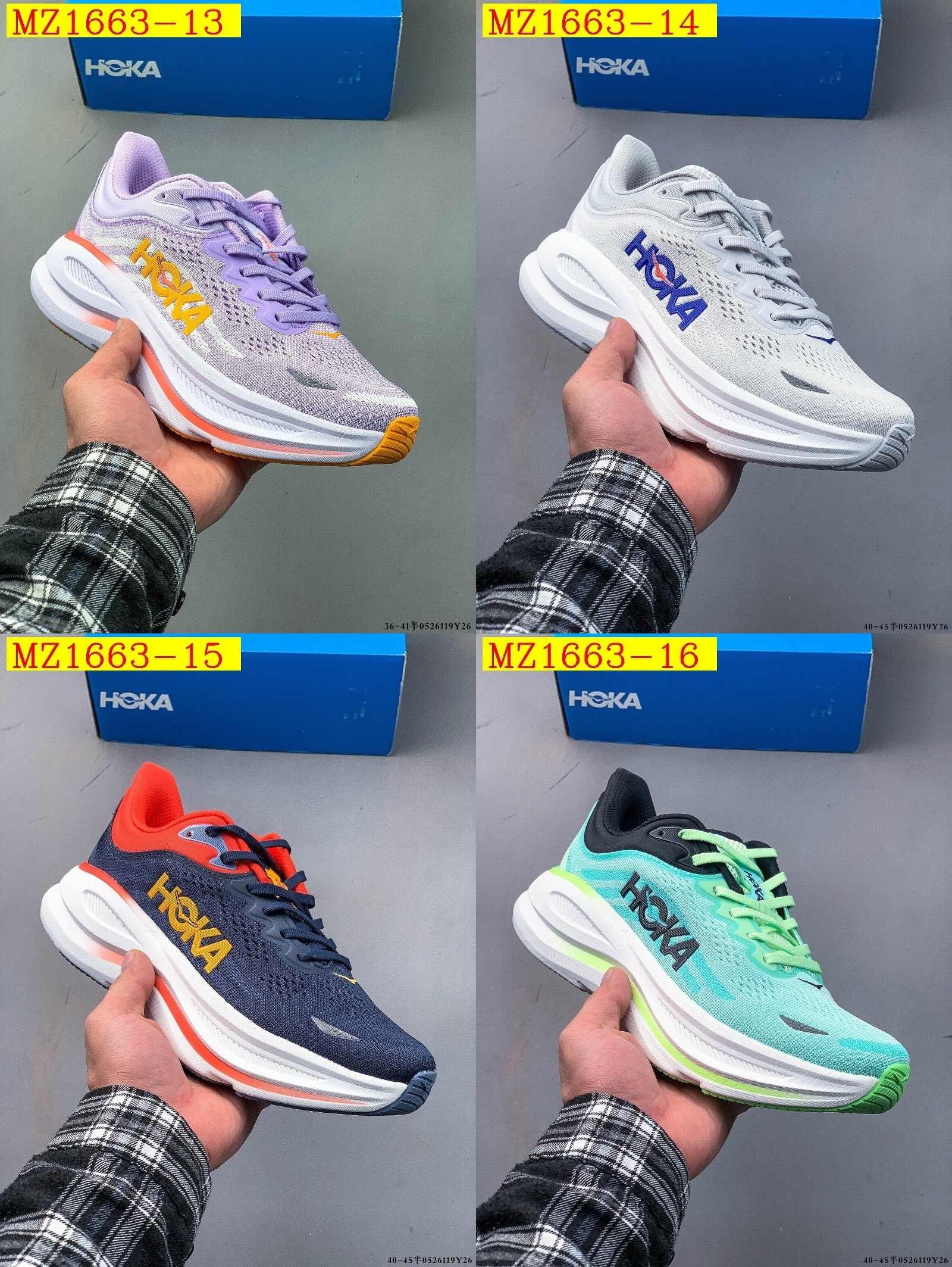 52$ HOKA ONE ONE Bondi 9 size 36-45 421680 MZ1663 gallery