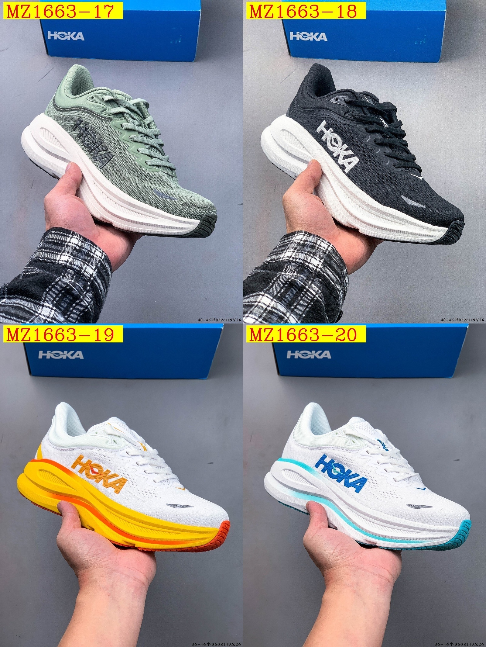 52$ HOKA ONE ONE Bondi 9 size 36-45 421680 MZ1663 gallery