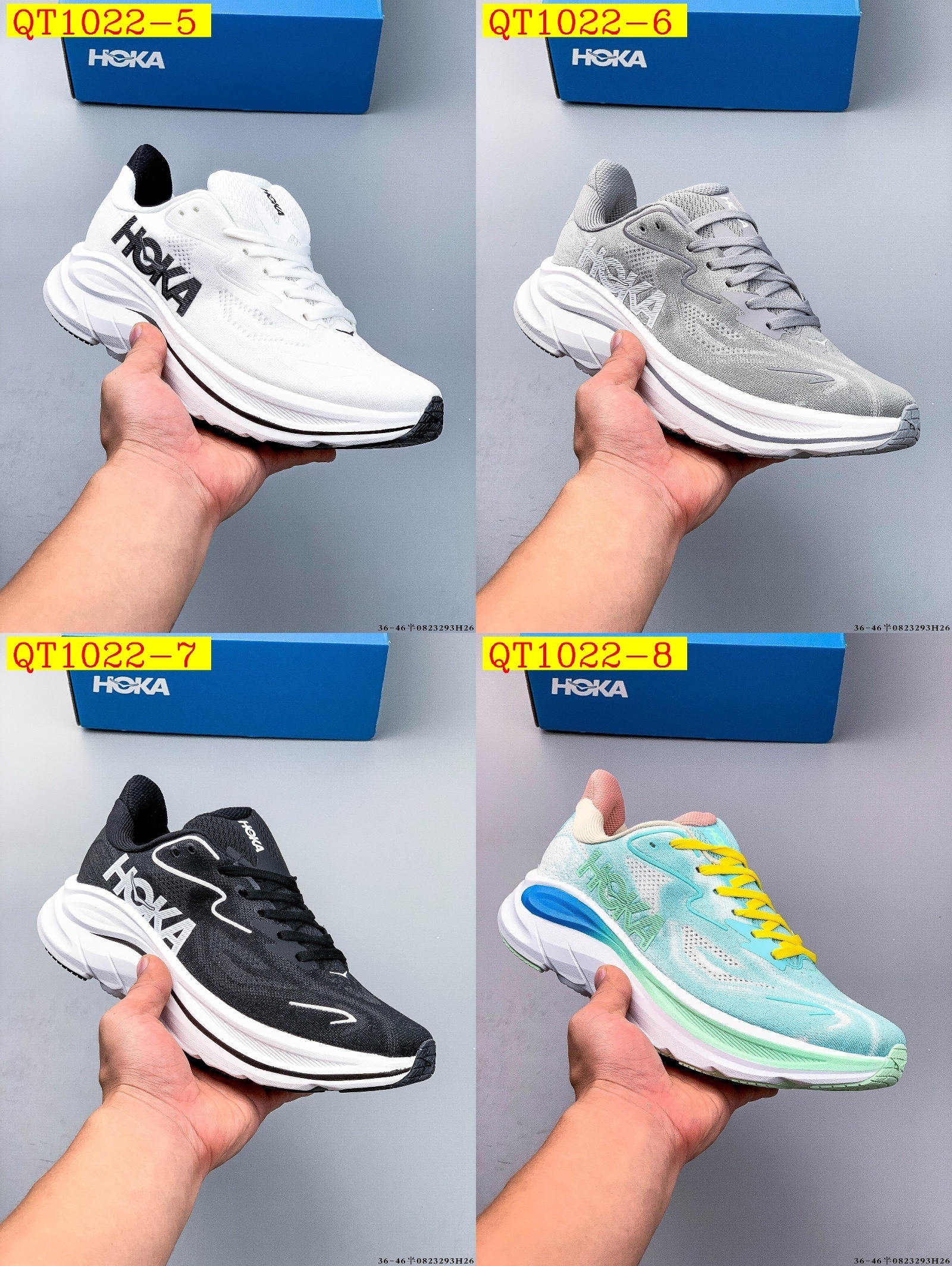 52$ HOKA ONE ONE Clifton 10 Size 36-45 120680 QT1022 gallery