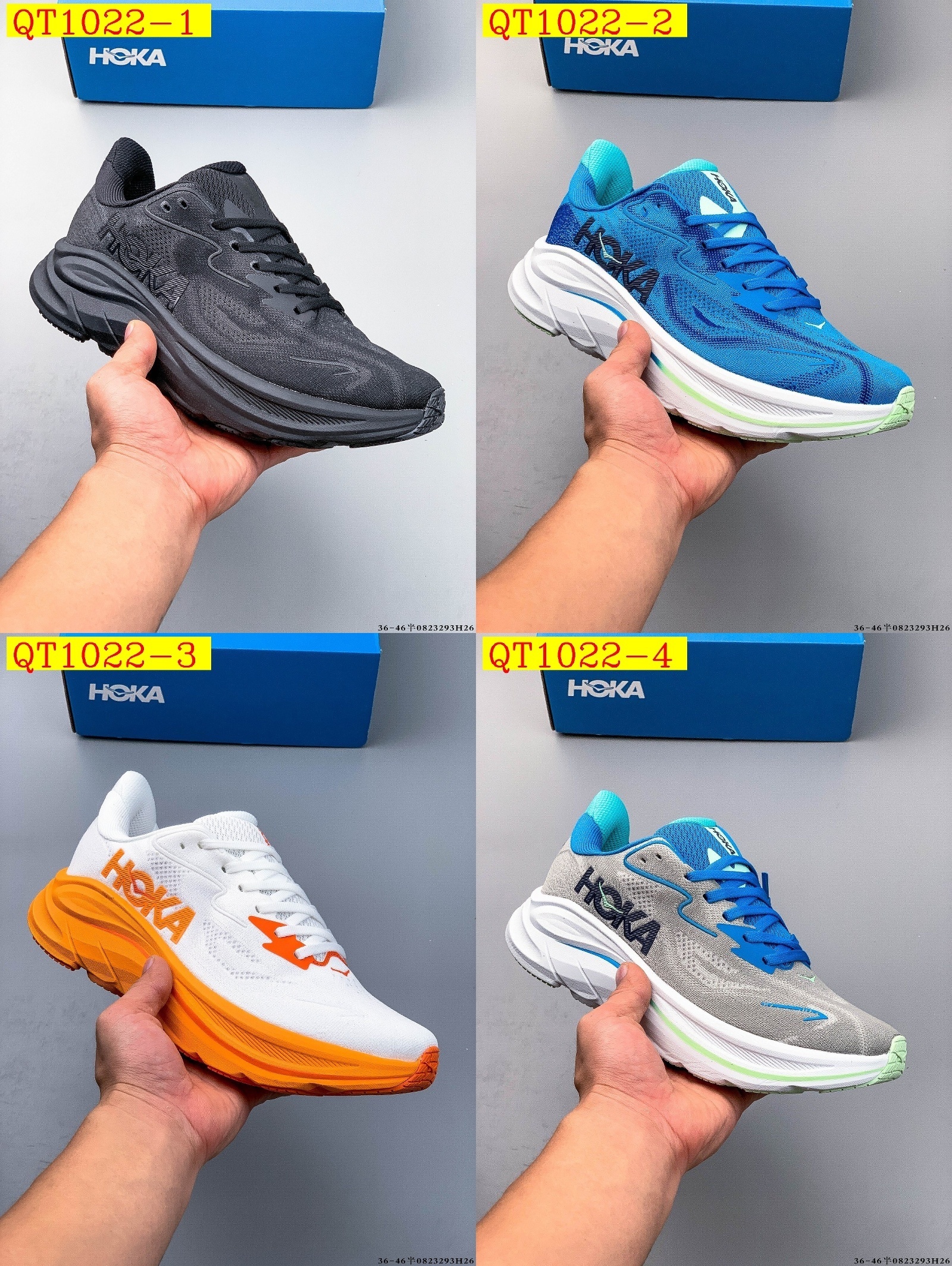 52$ HOKA ONE ONE Clifton 10 Size 36-45 120680 QT1022 gallery