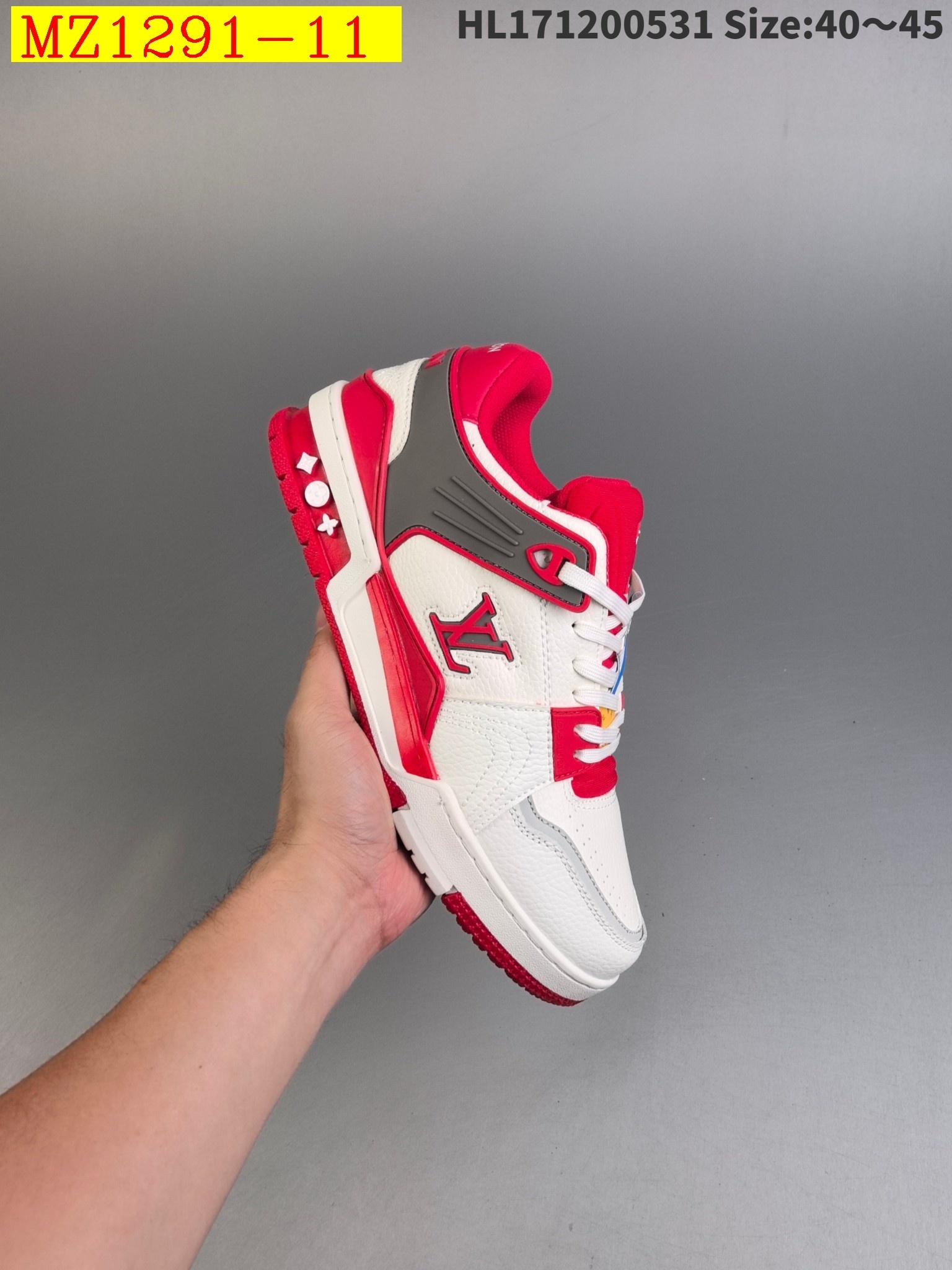 52$ Louis Vuitton Trainer Sneaker Low size 36-45 321420 MZ1291 gallery