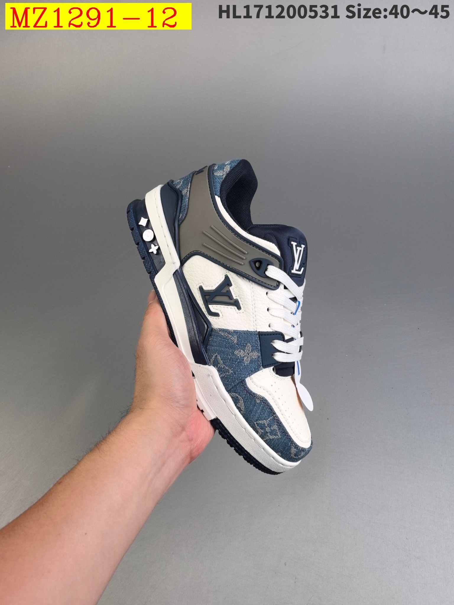 52$ Louis Vuitton Trainer Sneaker Low size 36-45 321420 MZ1291 gallery