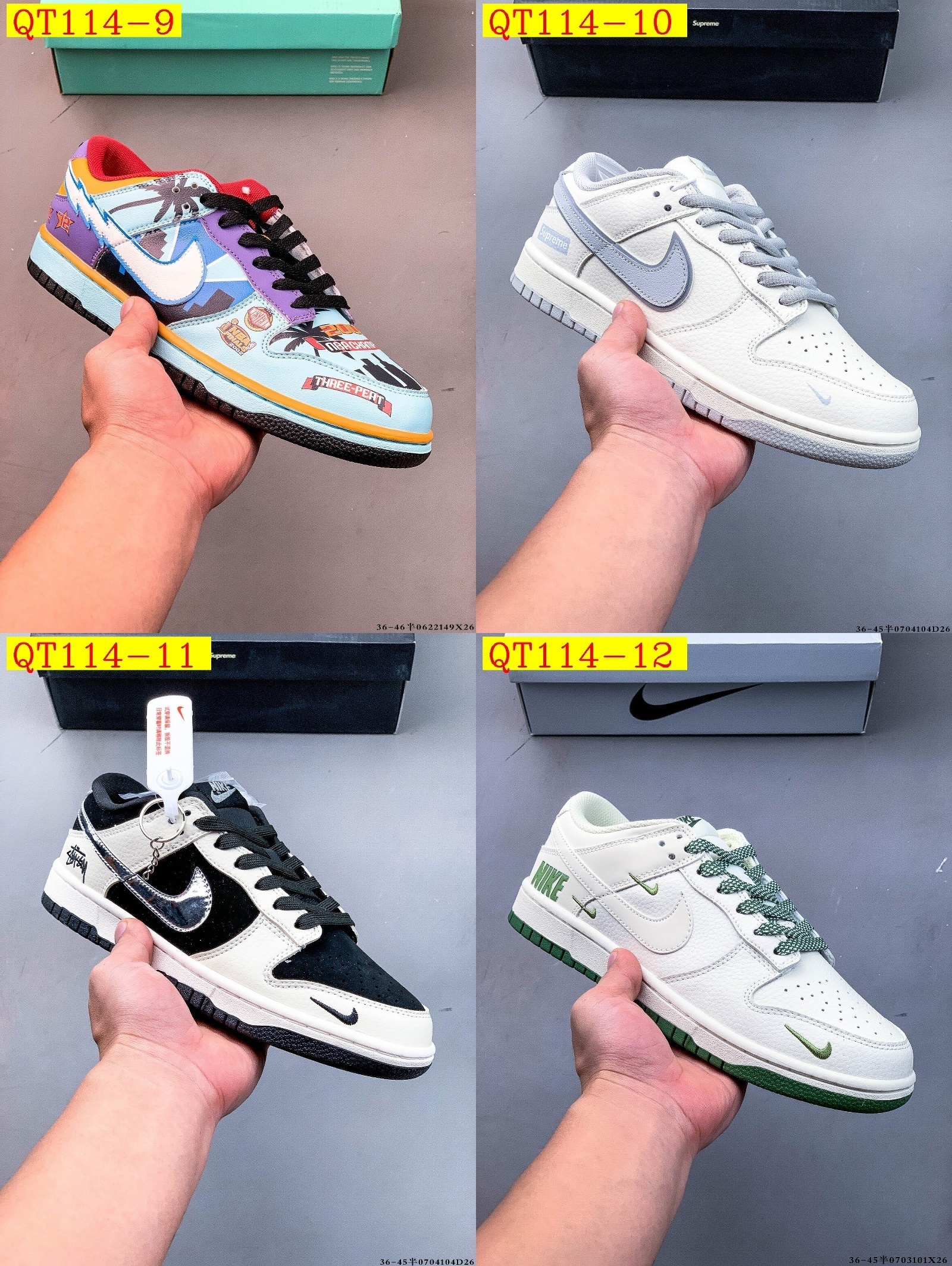 52$ NIKE SB DUNK LOW PRO size 36-45 half 523680 QT114 gallery