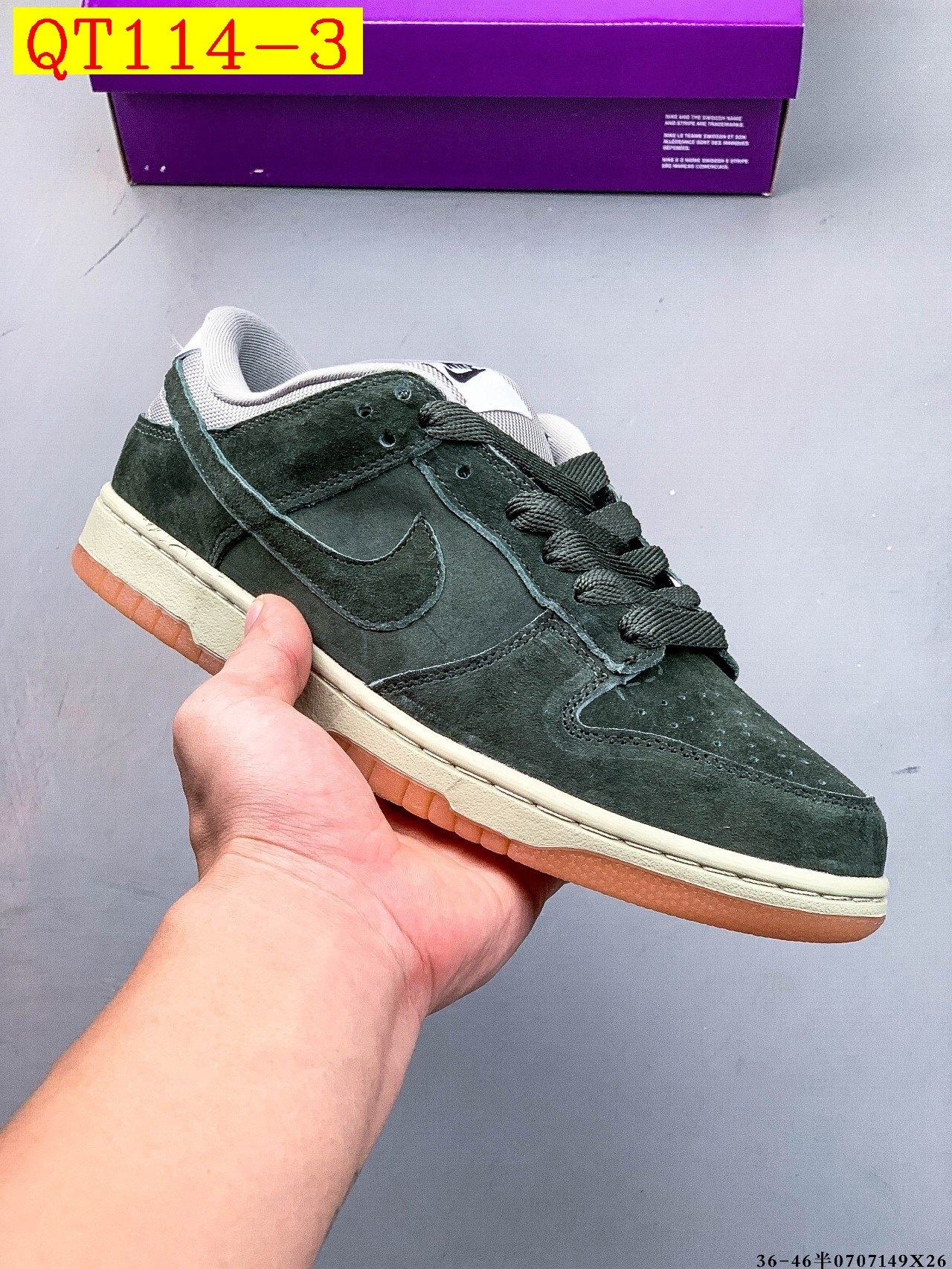 52$ NIKE SB DUNK LOW PRO size 36-45 half 523680 QT114 gallery