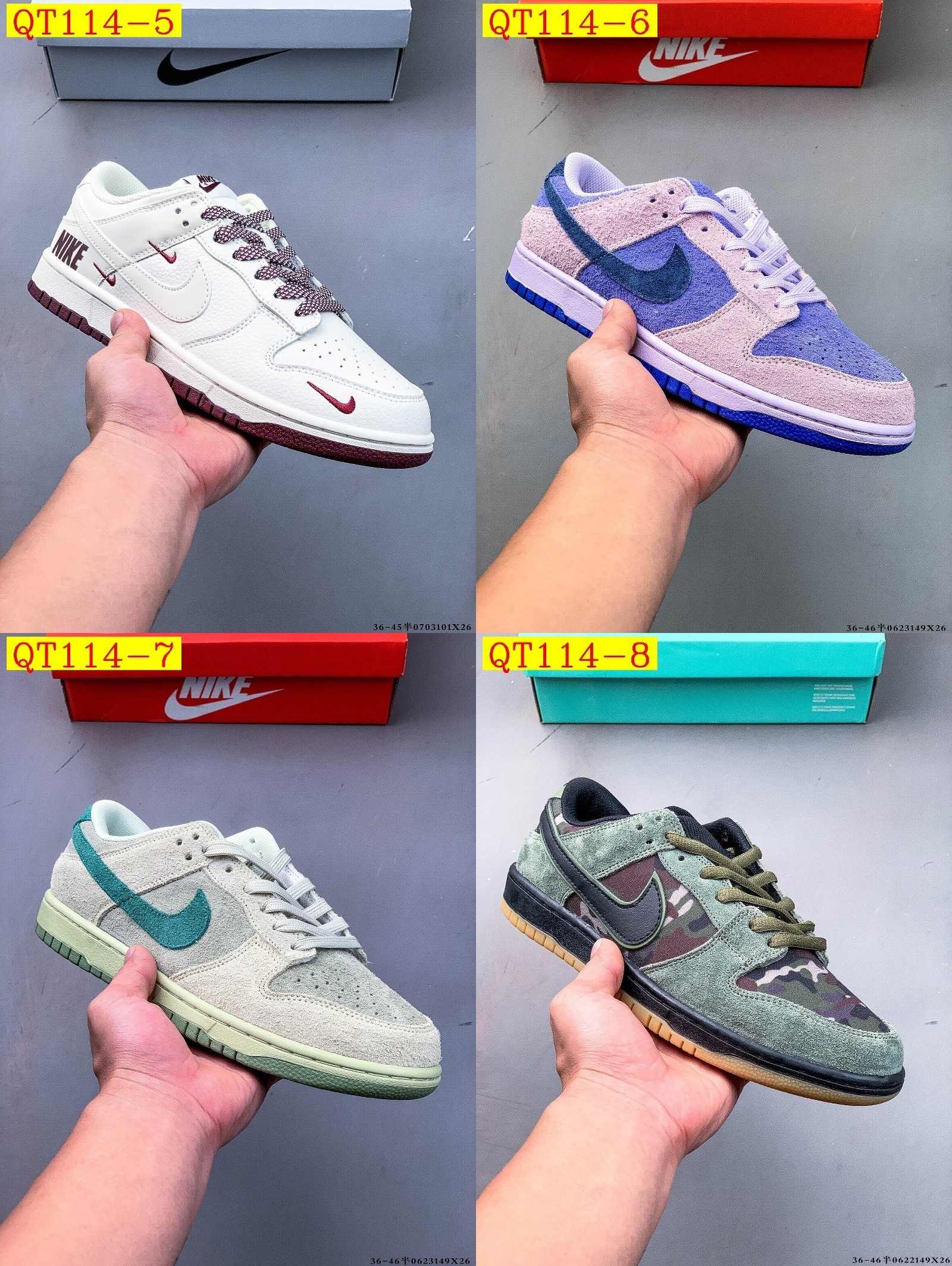52$ NIKE SB DUNK LOW PRO size 36-45 half 523680 QT114 gallery