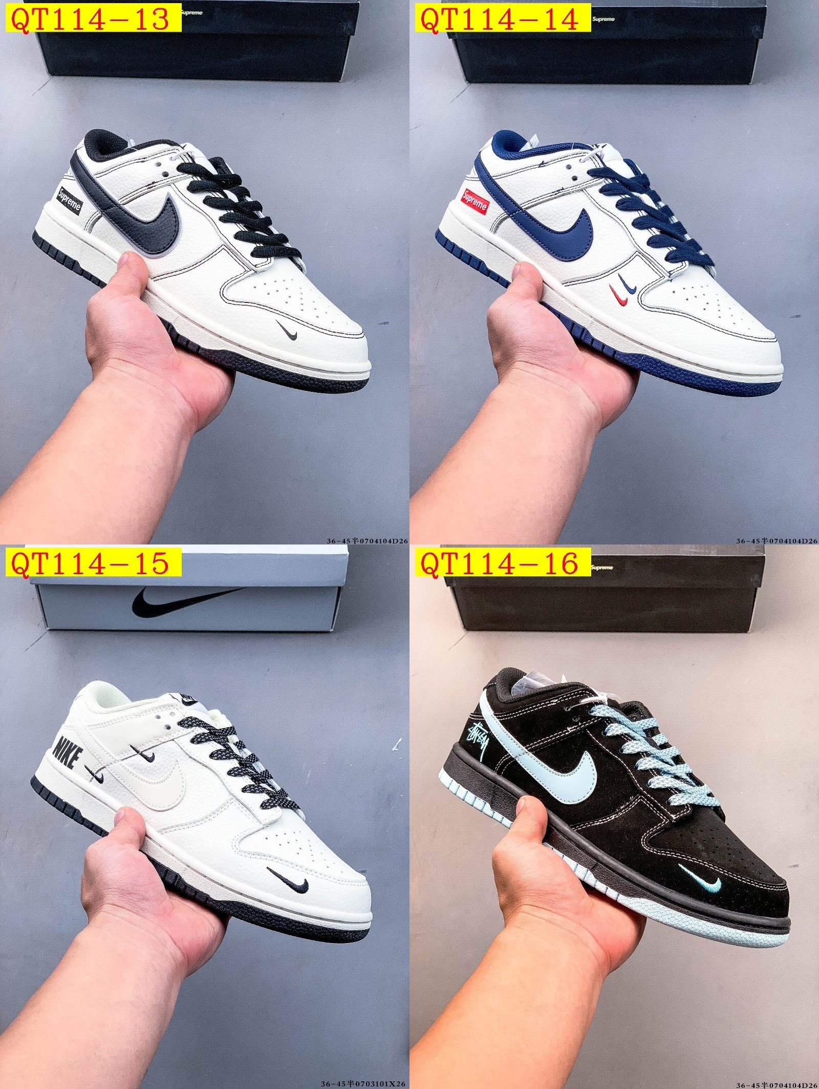 52$ NIKE SB DUNK LOW PRO size 36-45 half 523680 QT114 gallery