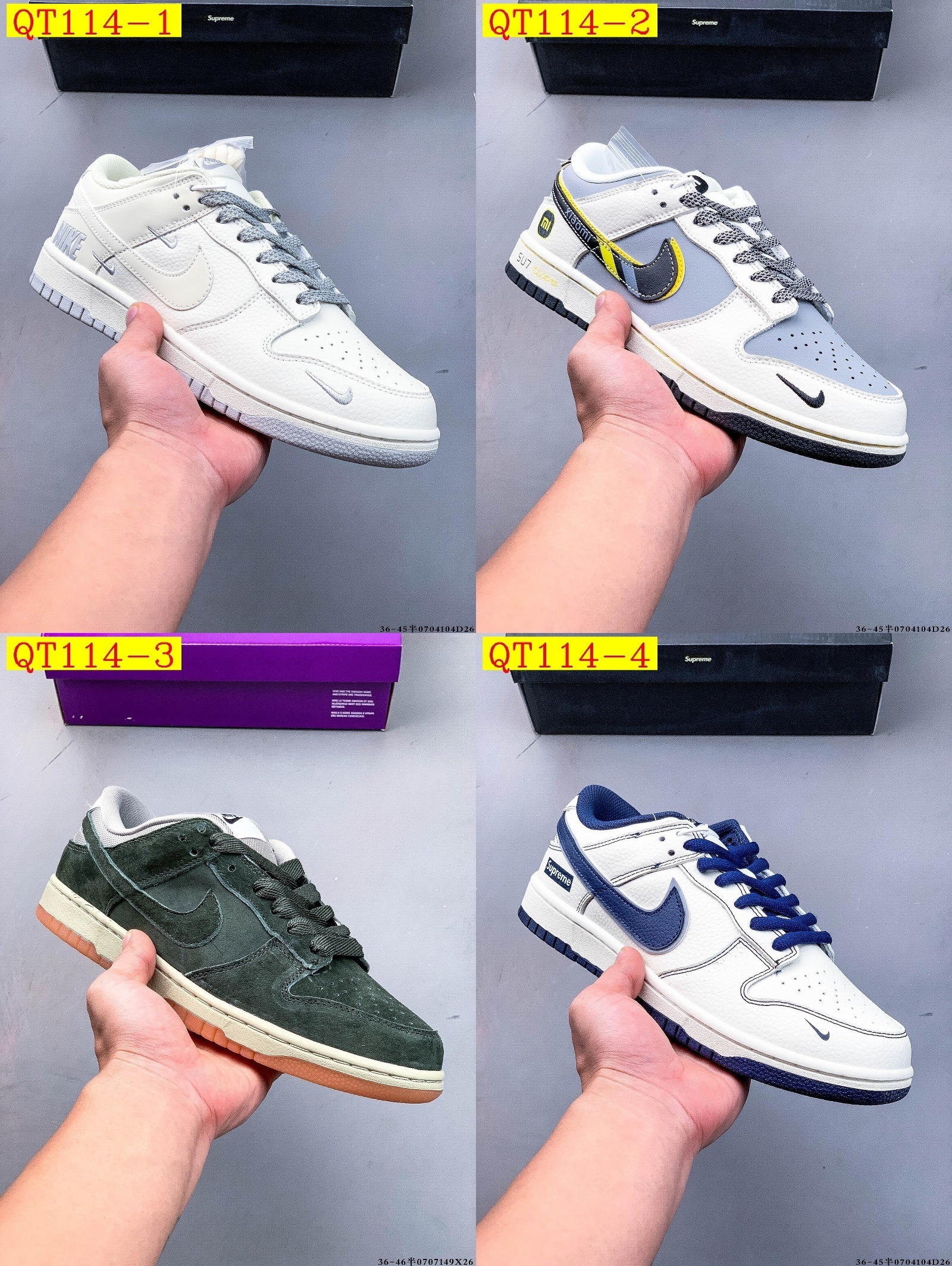 52$ NIKE SB DUNK LOW PRO size 36-45 half 523680 QT114 gallery