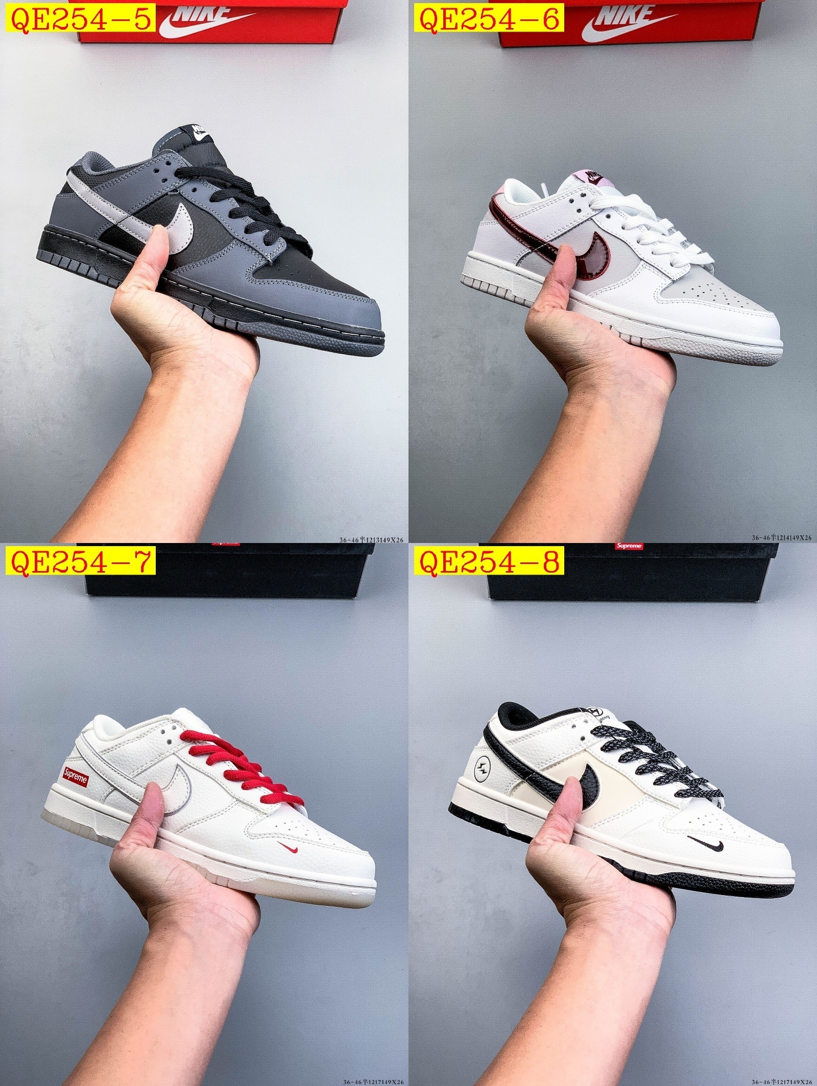 52$ NIKE SB DUNK LOW PRO size 36-46 half 225670 QE254 gallery