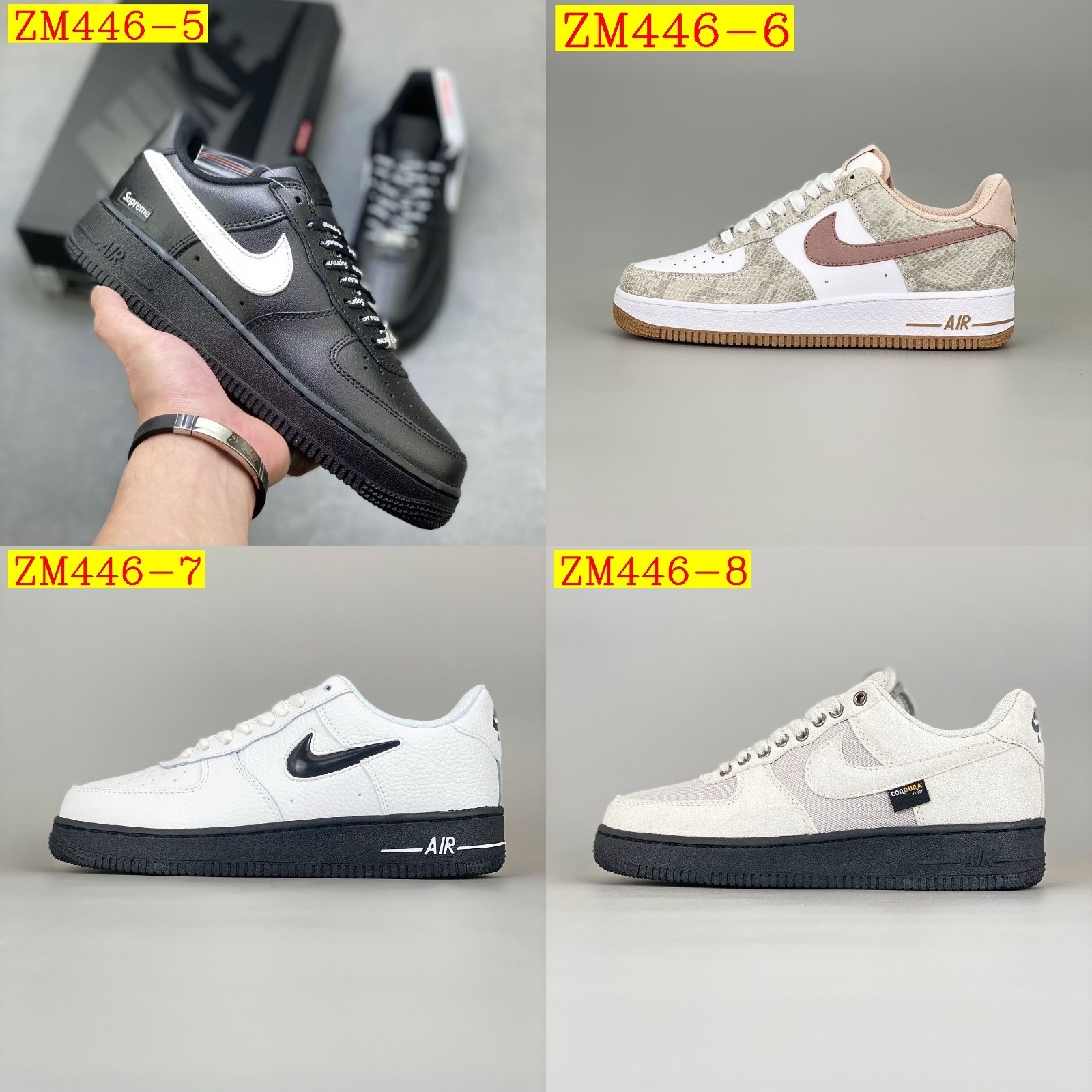 52$ Nike Air Force 1 07 Leather Size 36-45 629450 ZM446 gallery
