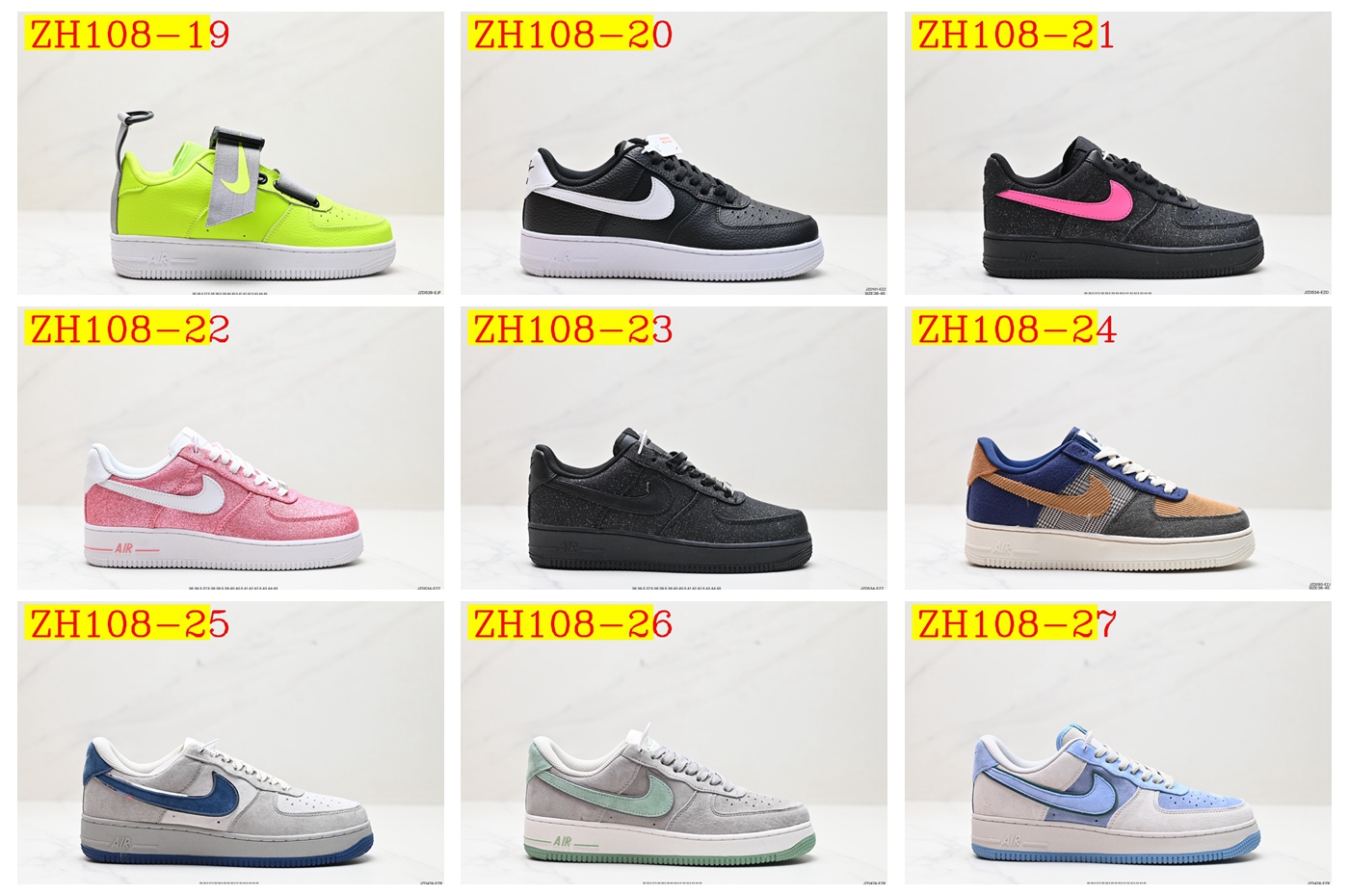 52$ air force 1 size 36-45 All Colors 14 724650 ZH108 gallery