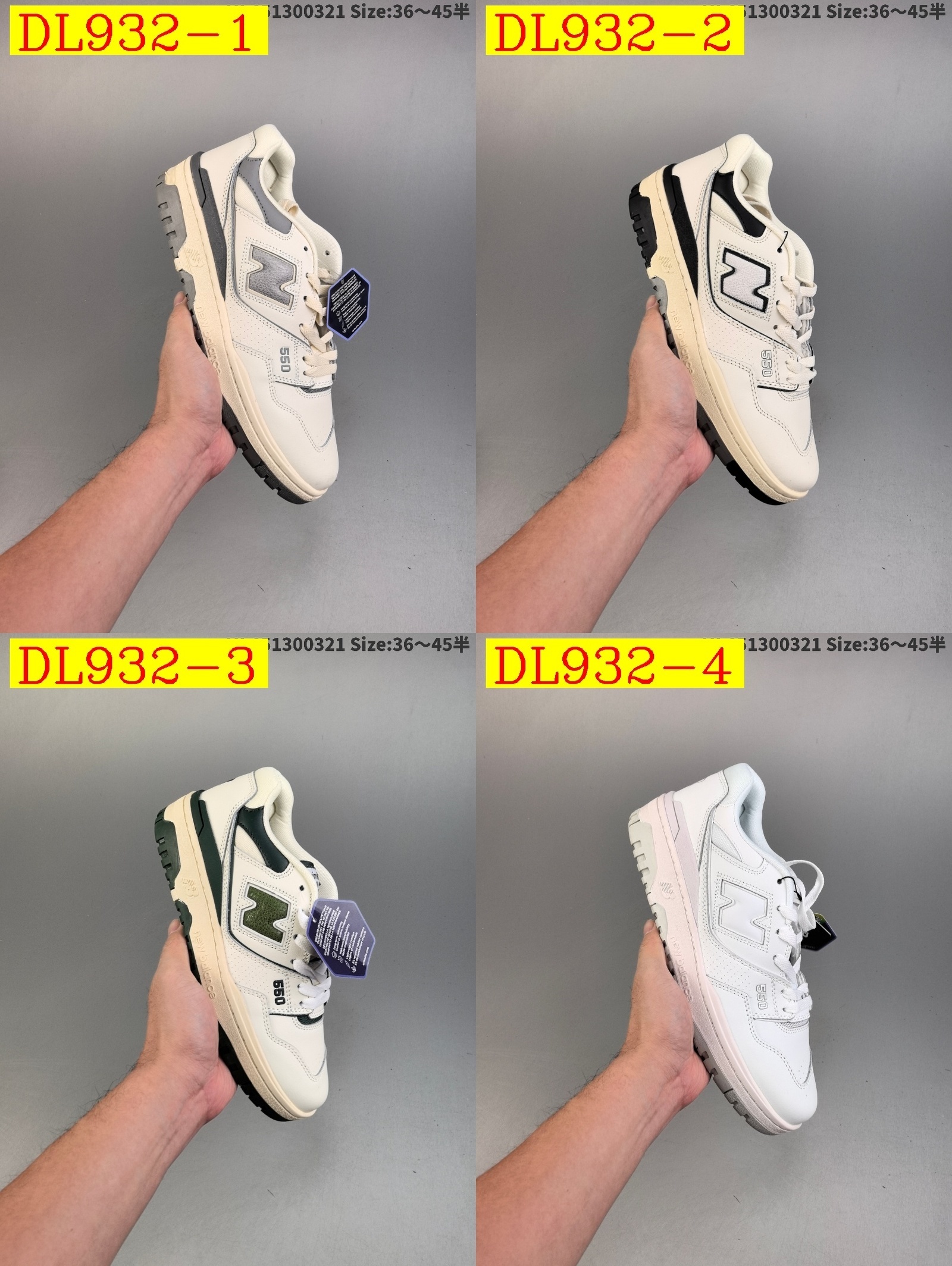 52$ dh New Balance BB550 size 36-45 52869035621 DL932 gallery