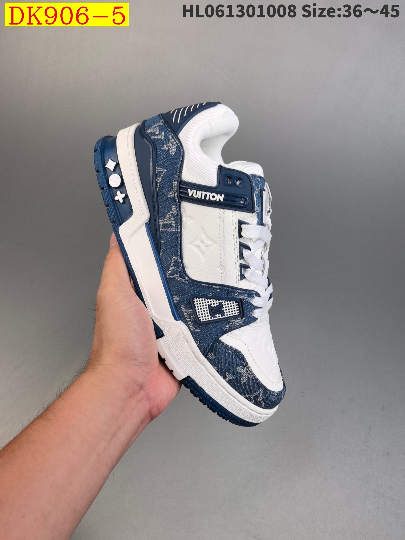 52$ new_dh Louis Vuitton Trainer Sneaker Low size 36-45 52461034396 DK906 gallery