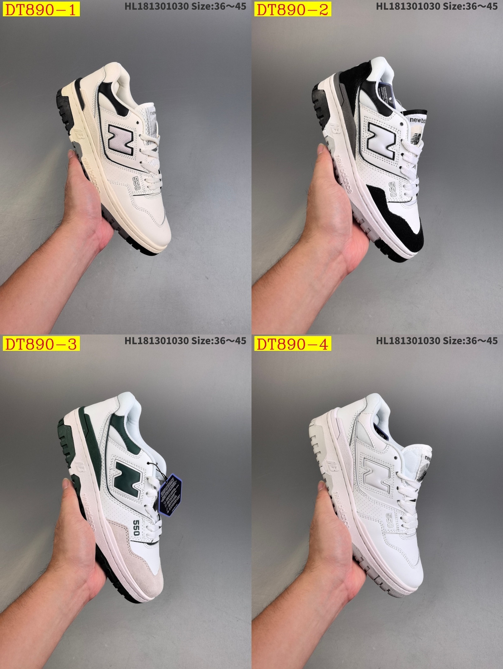 52$ new_dh New Balance 550 size 36-45 32564034395 DT890 gallery