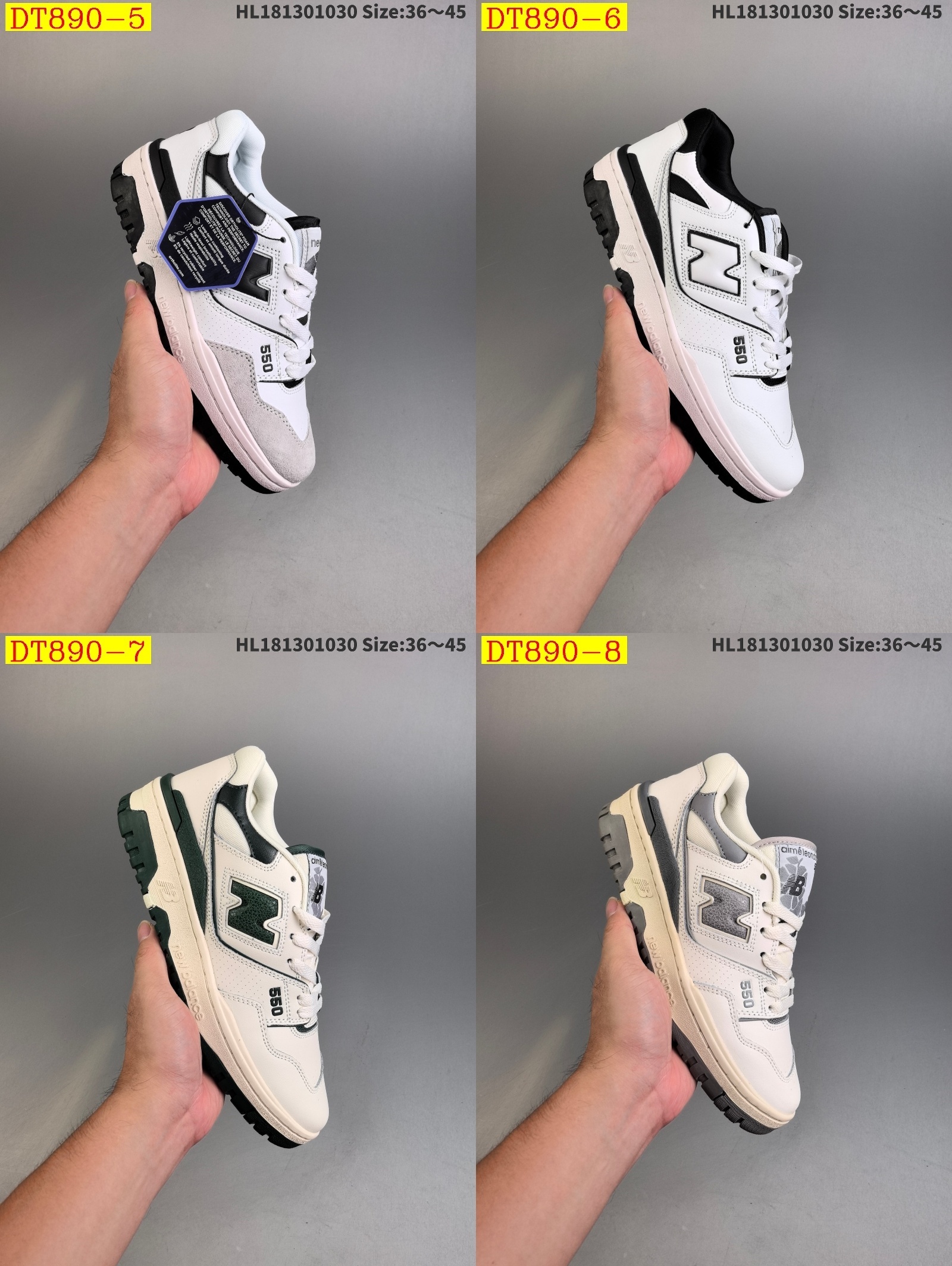 52$ new_dh New Balance 550 size 36-45 32564034395 DT890 gallery