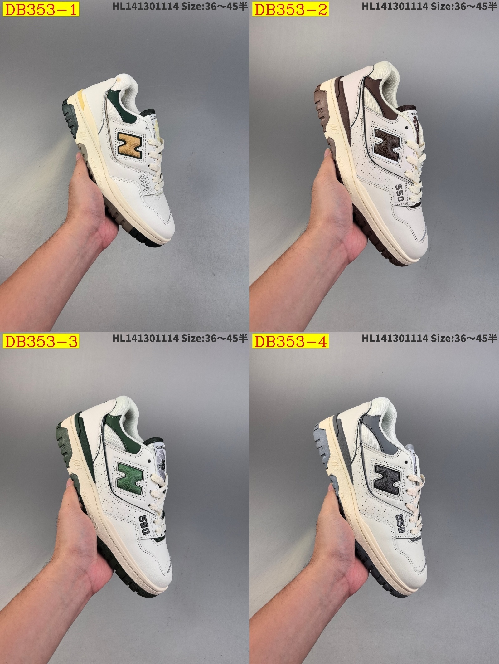 52$ new_dh New Balance 550 size 36-45 82564034397 DB353 gallery