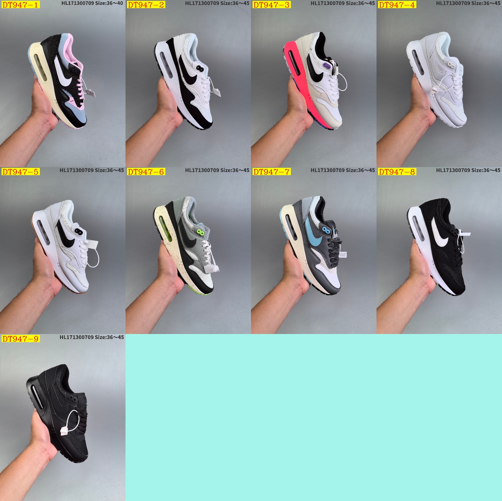 new_dh Nike Air Max 1 Air Max size 36 45 32564034396 DT947 gallery