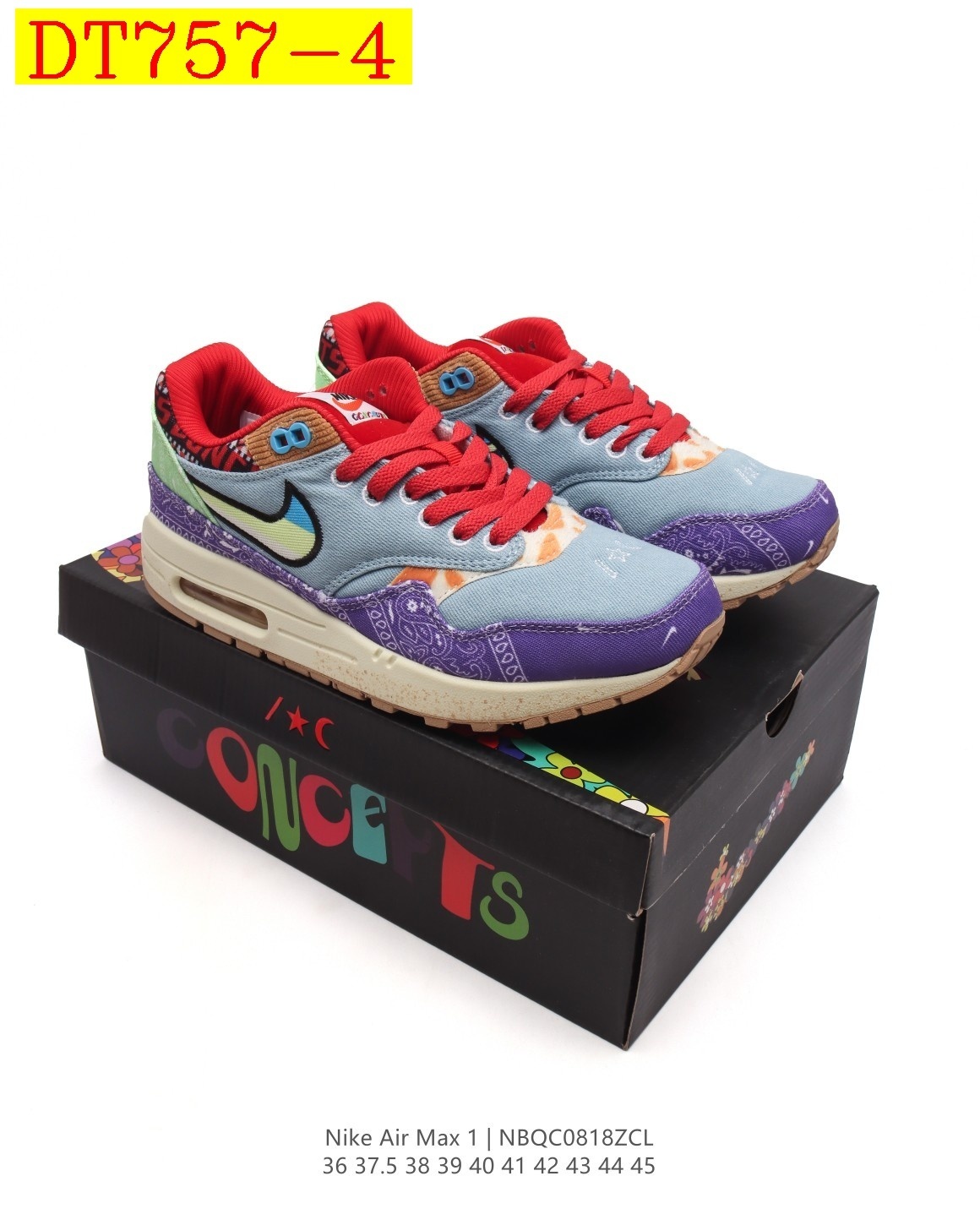 52$ new_dh Nike Air Max 1  size 36-45 52461034396 DT757 gallery