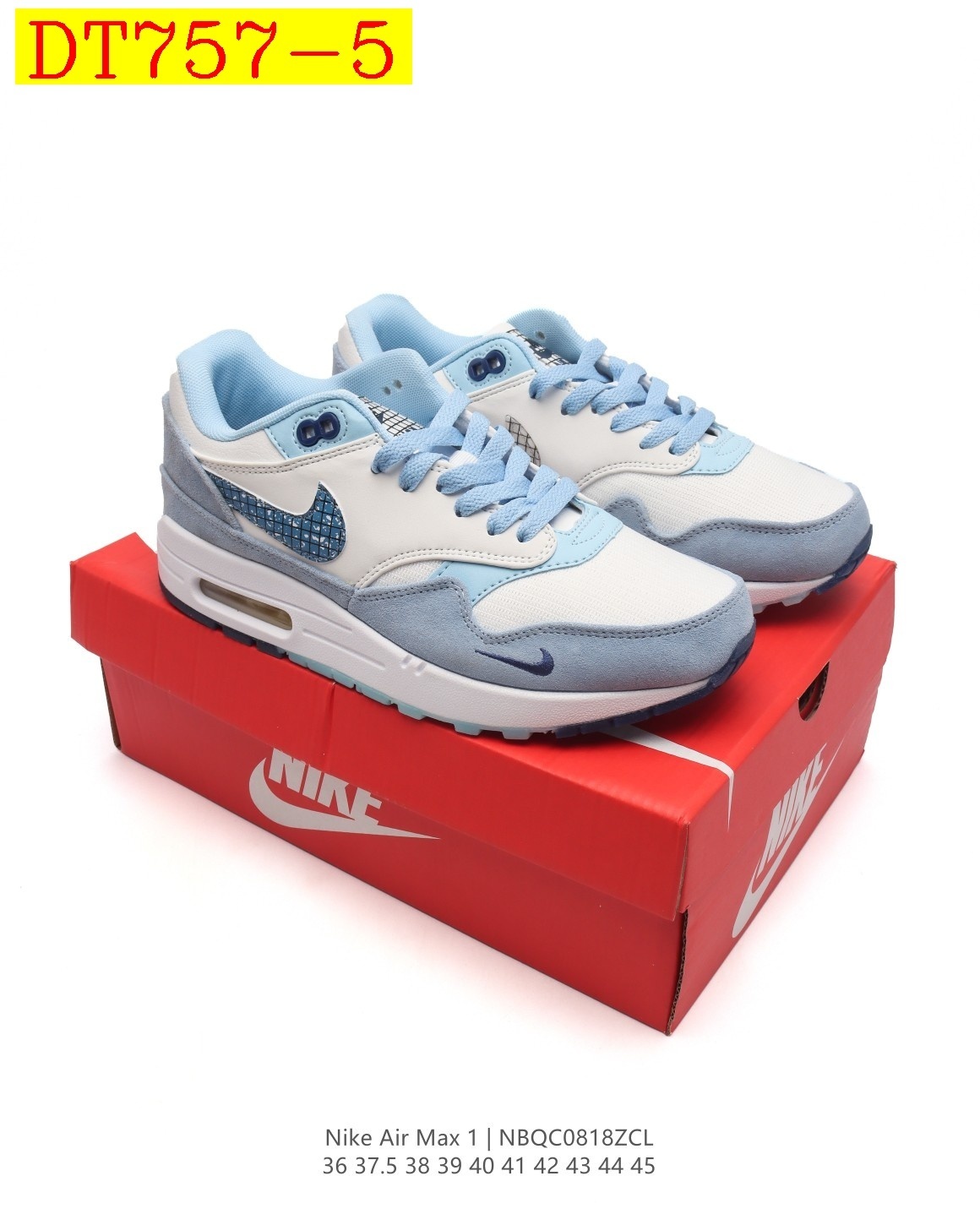 52$ new_dh Nike Air Max 1  size 36-45 52461034396 DT757 gallery