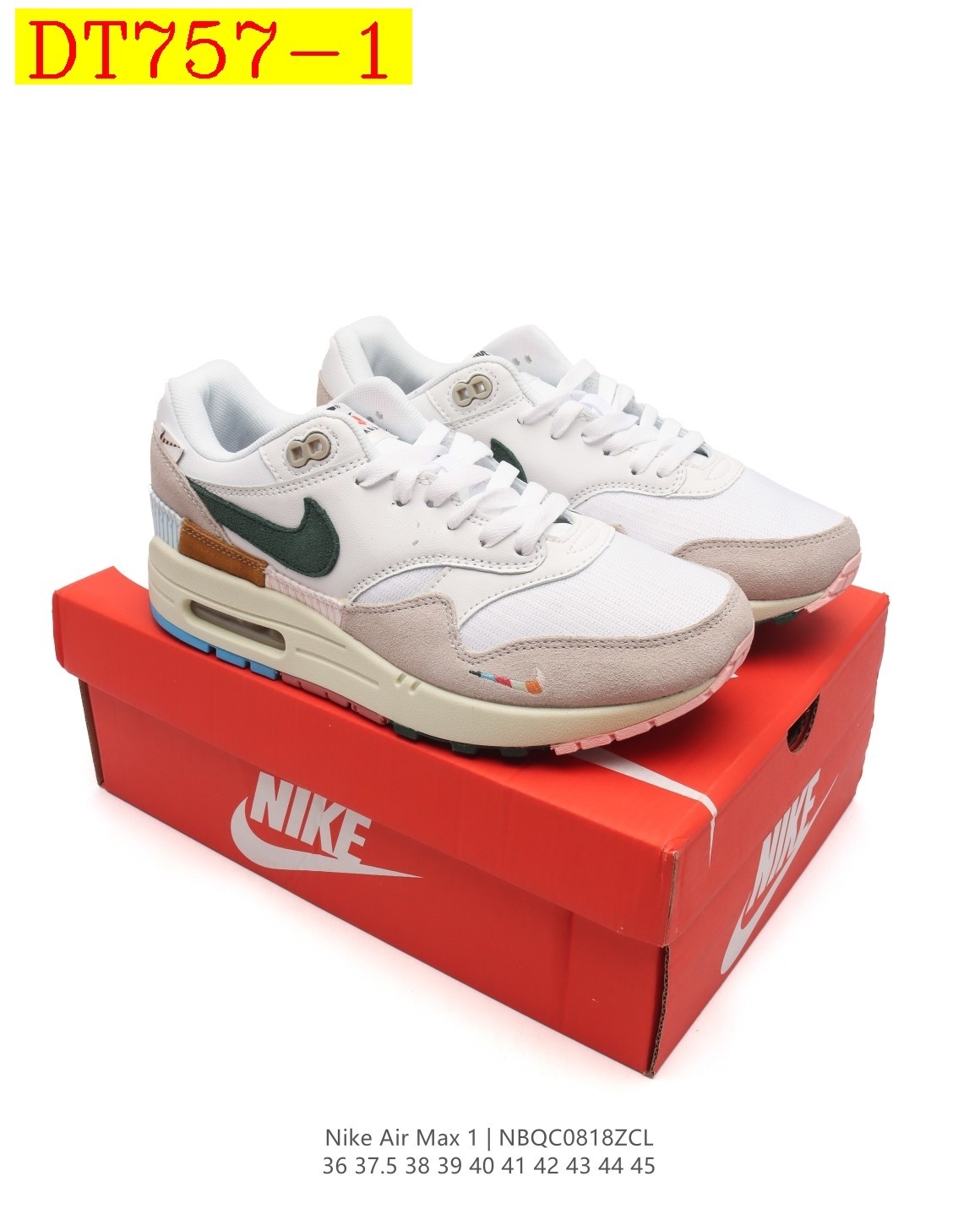 52$ new_dh Nike Air Max 1  size 36-45 52461034396 DT757 gallery