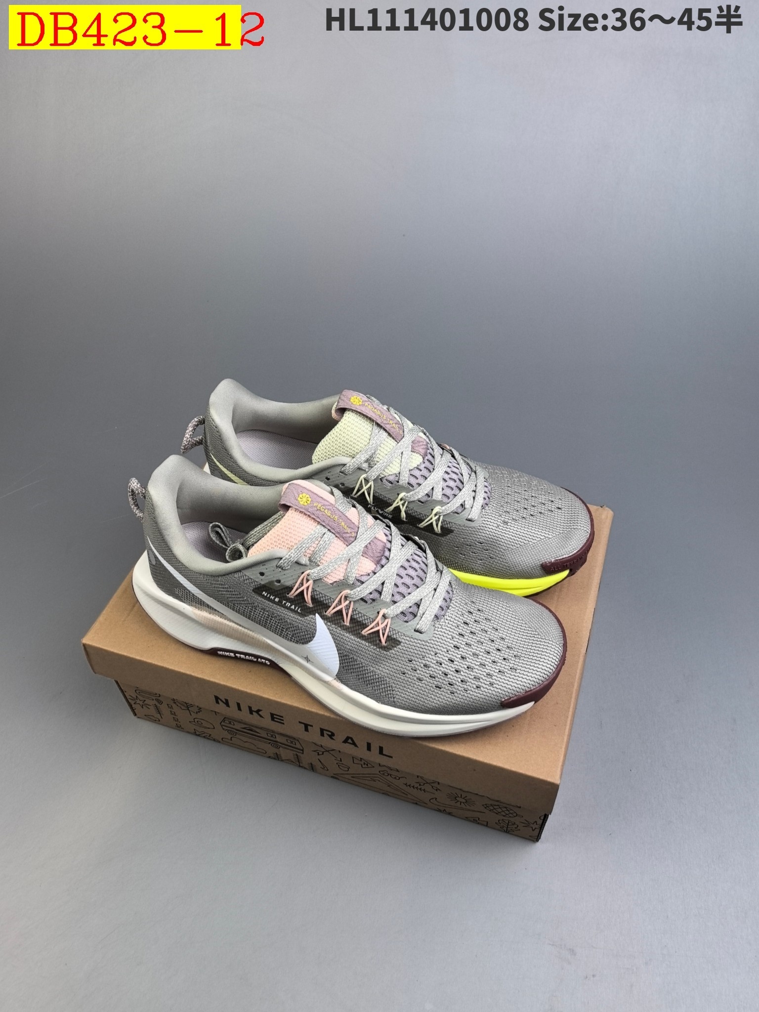 52$ new_dh Nike REACTX PEGASUS TRAIL 5 size 36-45 92685034396 DB423 gallery