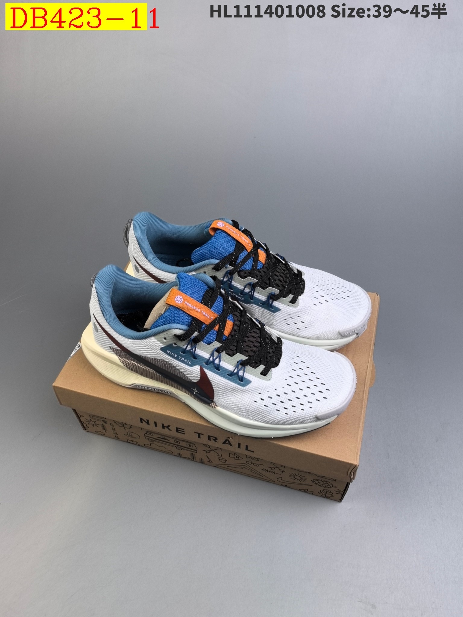 52$ new_dh Nike REACTX PEGASUS TRAIL 5 size 36-45 92685034396 DB423 gallery