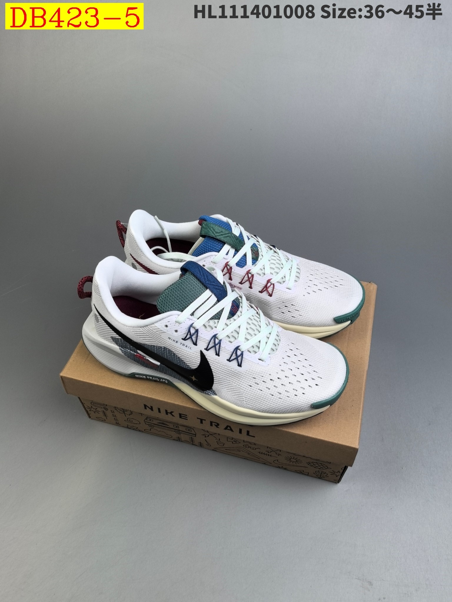 52$ new_dh Nike REACTX PEGASUS TRAIL 5 size 36-45 92685034396 DB423 gallery