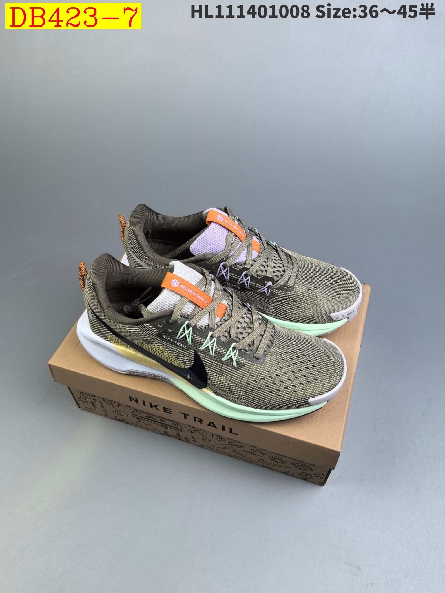 52$ new_dh Nike REACTX PEGASUS TRAIL 5 size 36-45 92685034396 DB423 gallery
