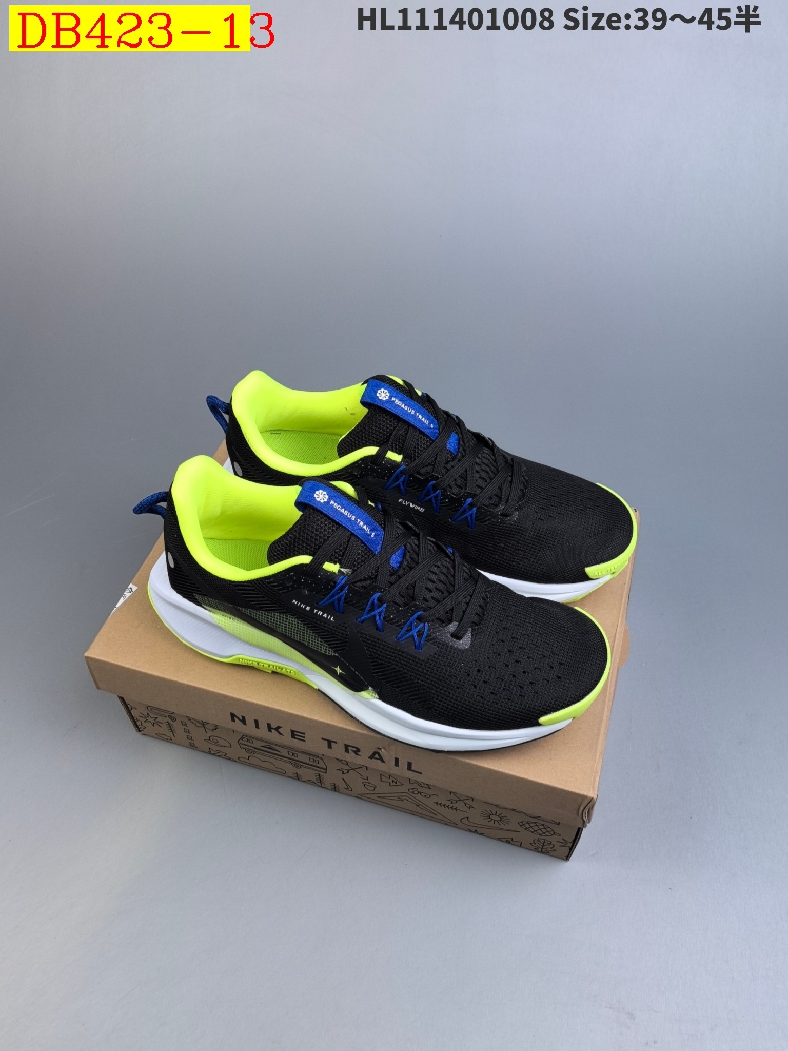 52$ new_dh Nike REACTX PEGASUS TRAIL 5 size 36-45 92685034396 DB423 gallery