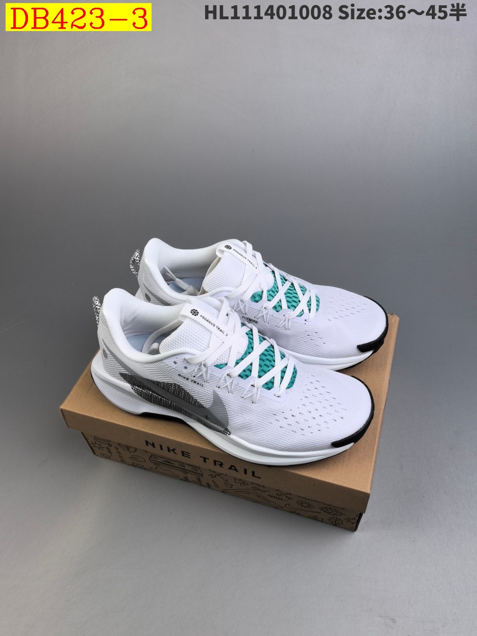 52$ new_dh Nike REACTX PEGASUS TRAIL 5 size 36-45 92685034396 DB423 gallery