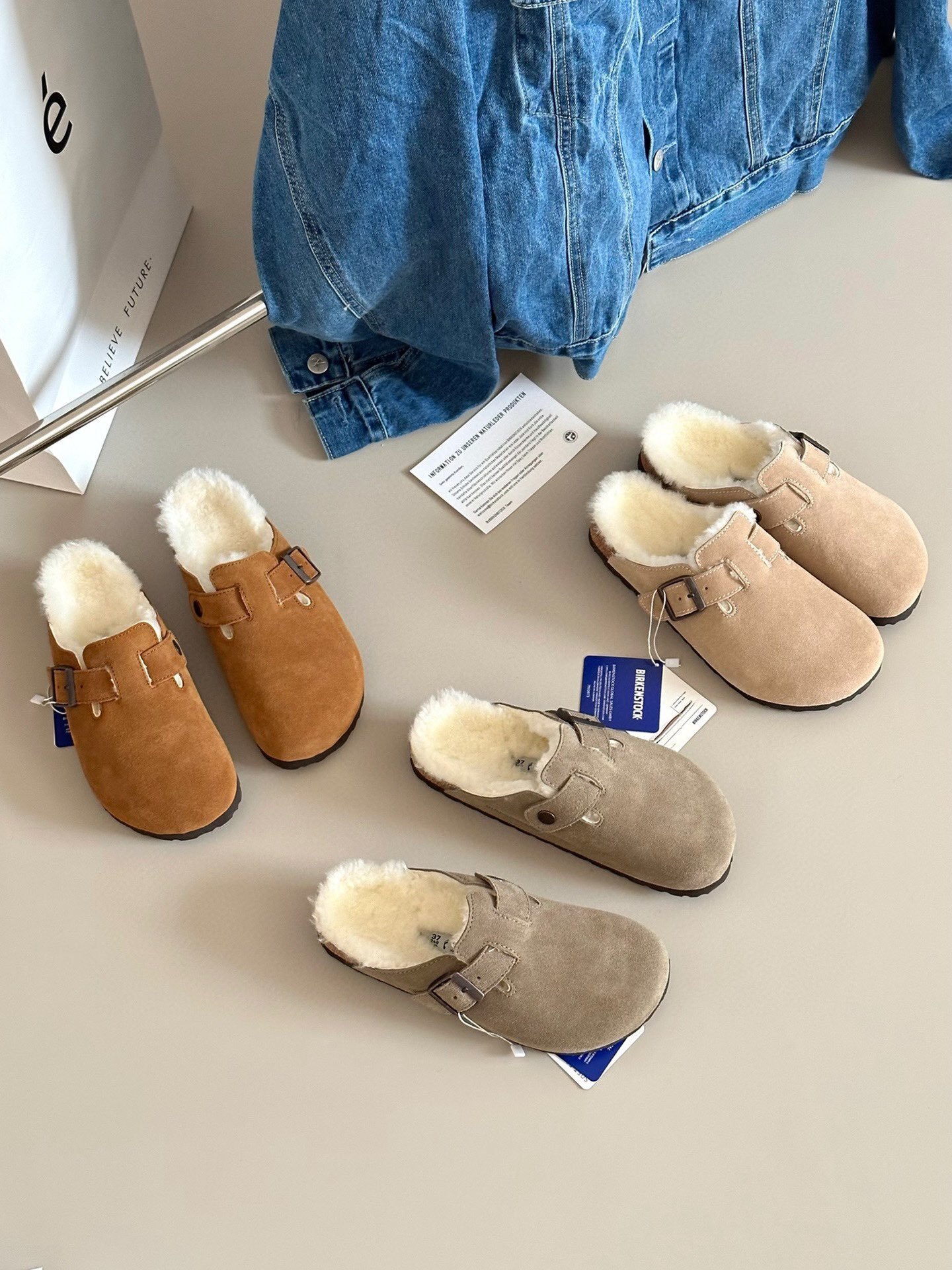 52$ new_dh Top Quality UGG Boot Leather Wool Size 35-40 42587034490 UG136 gallery